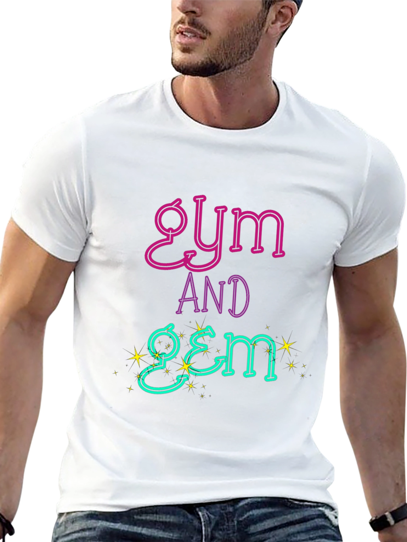 Gym and Gem Black T-Shirt