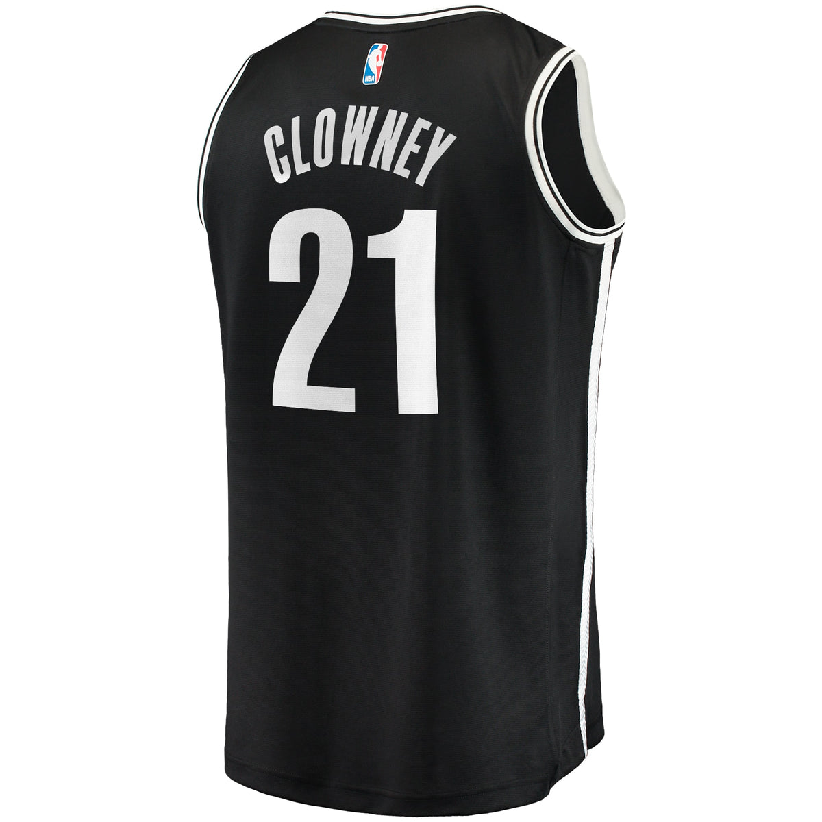 Youth Brooklyn Nets Noah Clowney Fanatics Black Fast Break Replica Jersey - Icon Edition