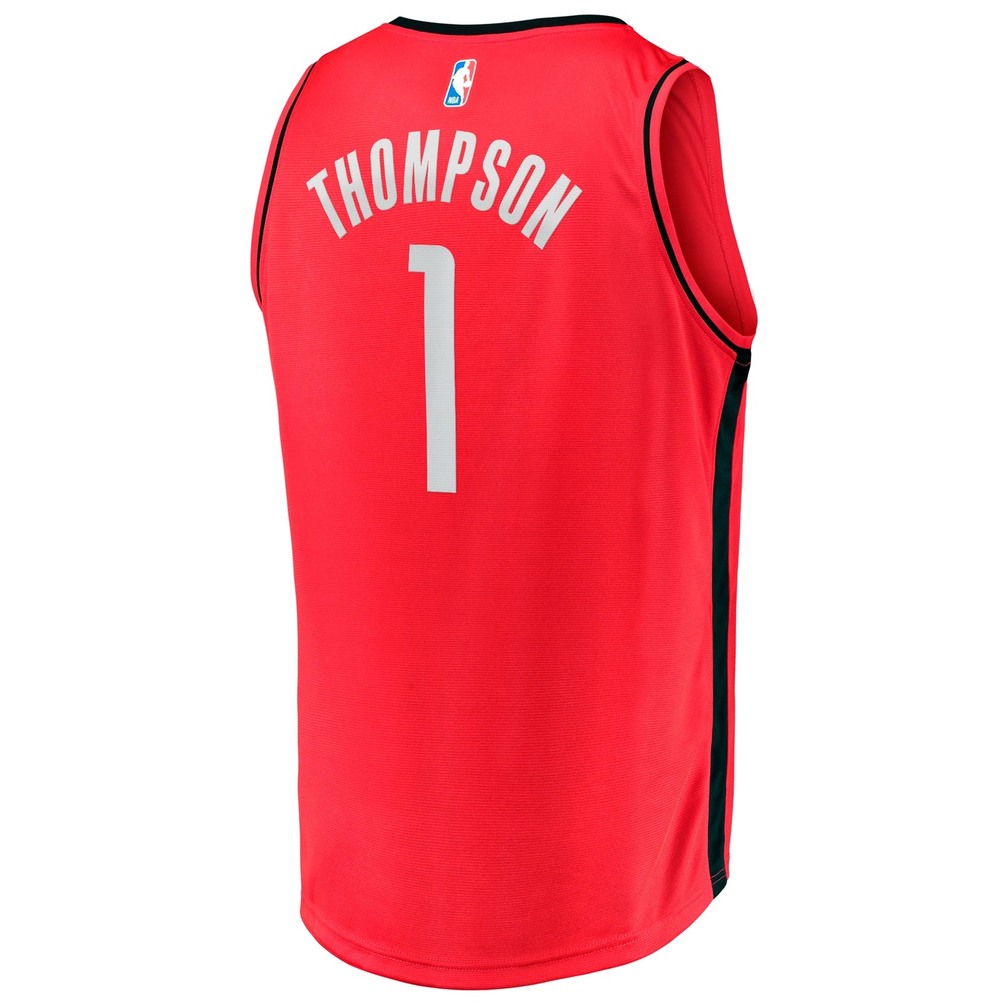 Men's Houston Rockets Amen Thompson Fanatics Red Fast Break Replica Jersey - Icon Edition