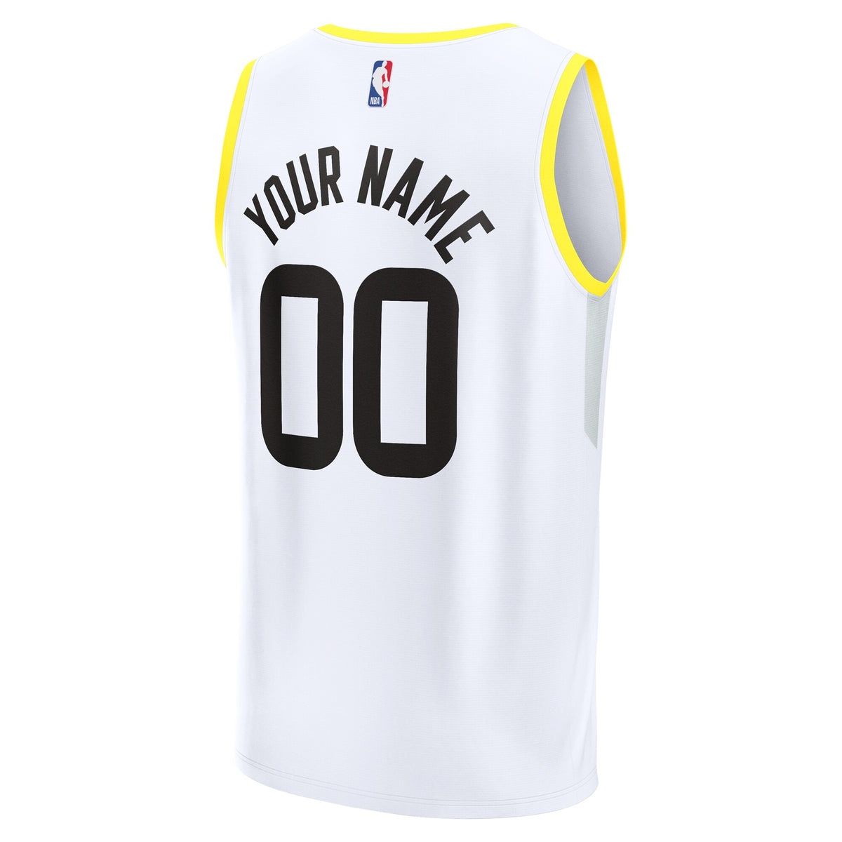 Youth Utah Jazz Fanatics White Fast Break Replica Custom Jersey - Association Edition