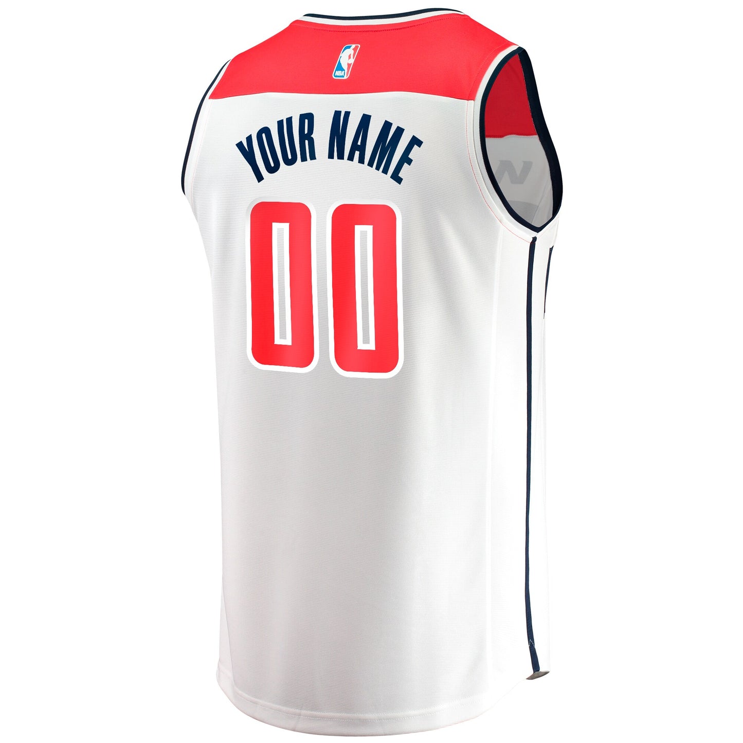Youth Washington Wizards Fanatics White Fast Break Replica Custom Jersey - Association Edition