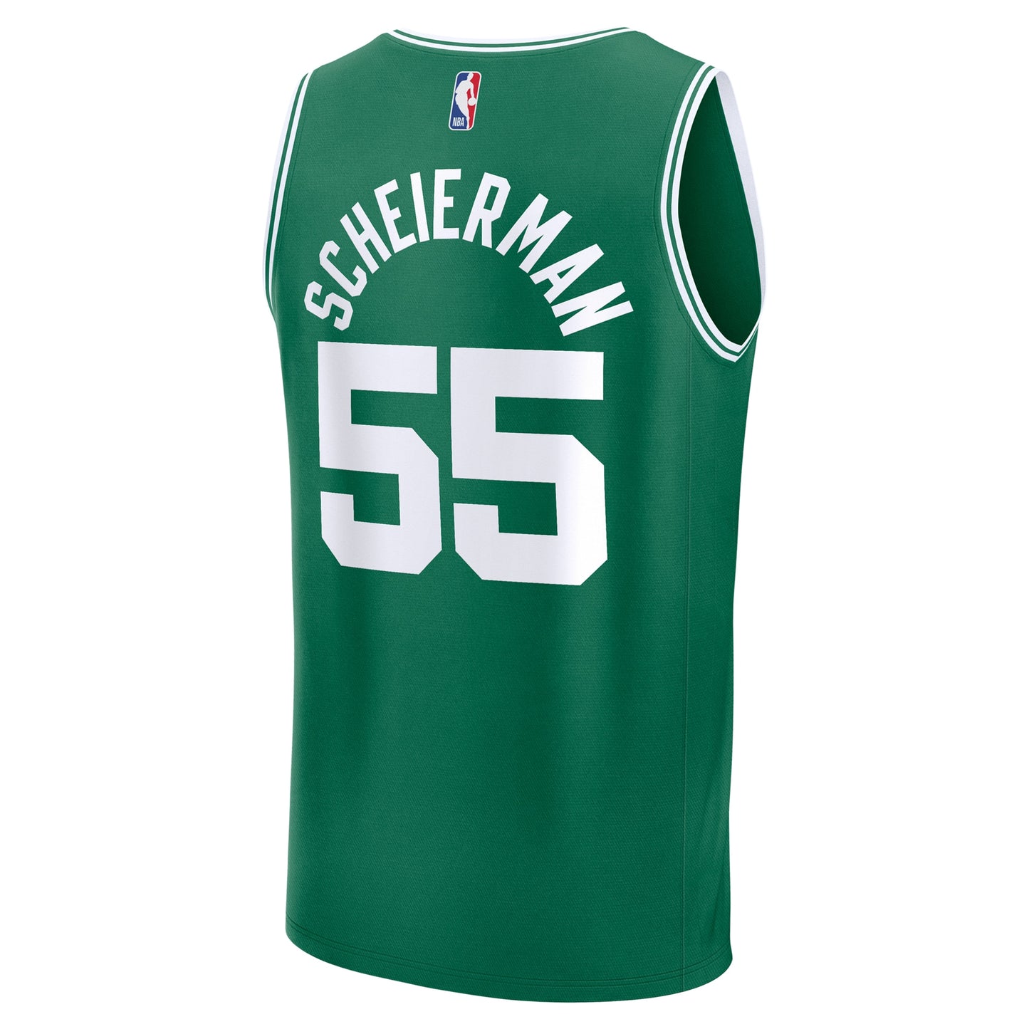 Youth Boston Celtics Baylor Scheierman Fanatics Kelly Green 2024 NBA Draft Fast Break Player Jersey - Icon Edition