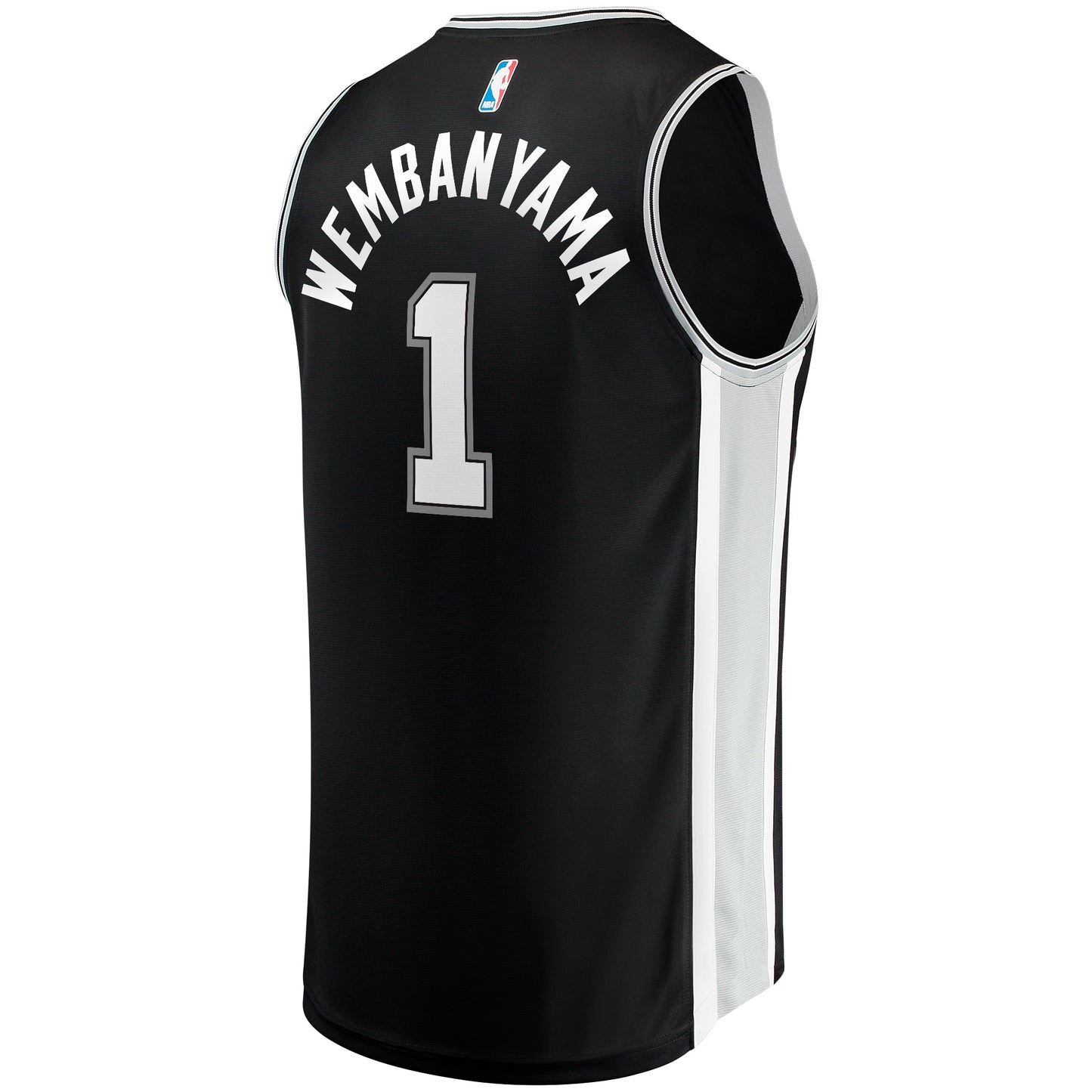 Men's San Antonio Spurs Victor Wembanyama Fanatics Black Fast Break Replica Jersey - Icon Edition