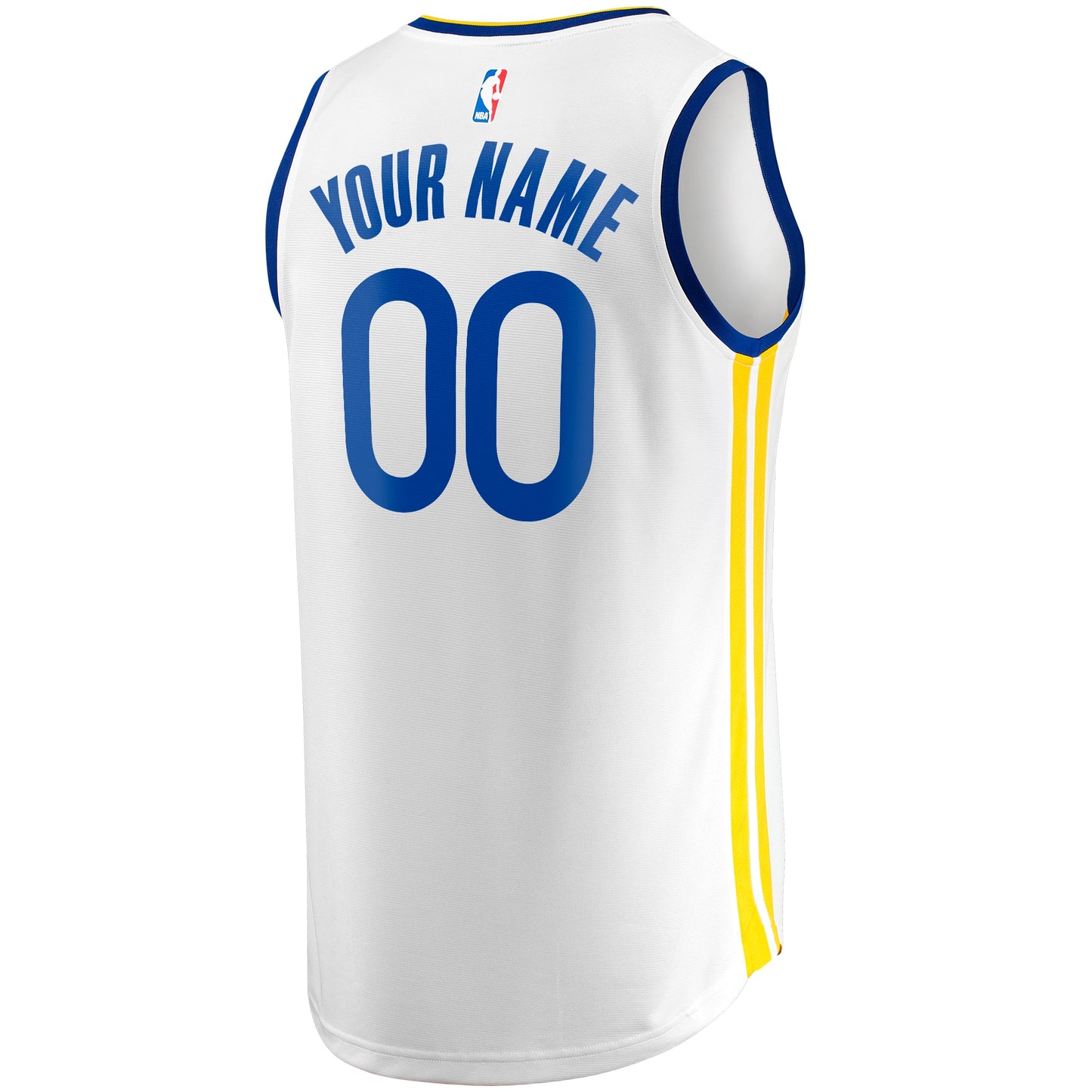 Youth Golden State Warriors Fanatics White Fast Break Replica Custom Jersey - Association Edition
