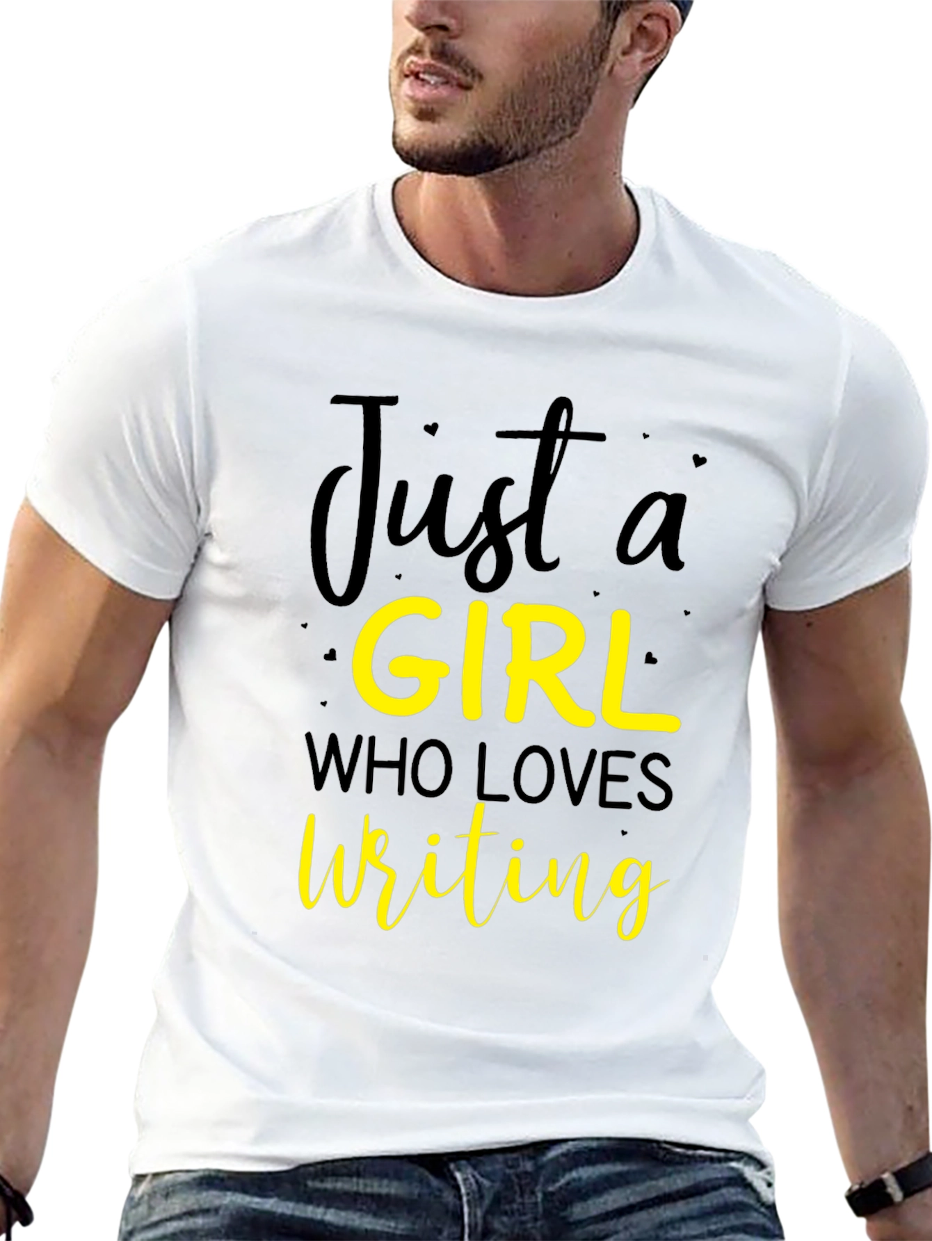 Just a Girl Who Loves Writing T-Shirt