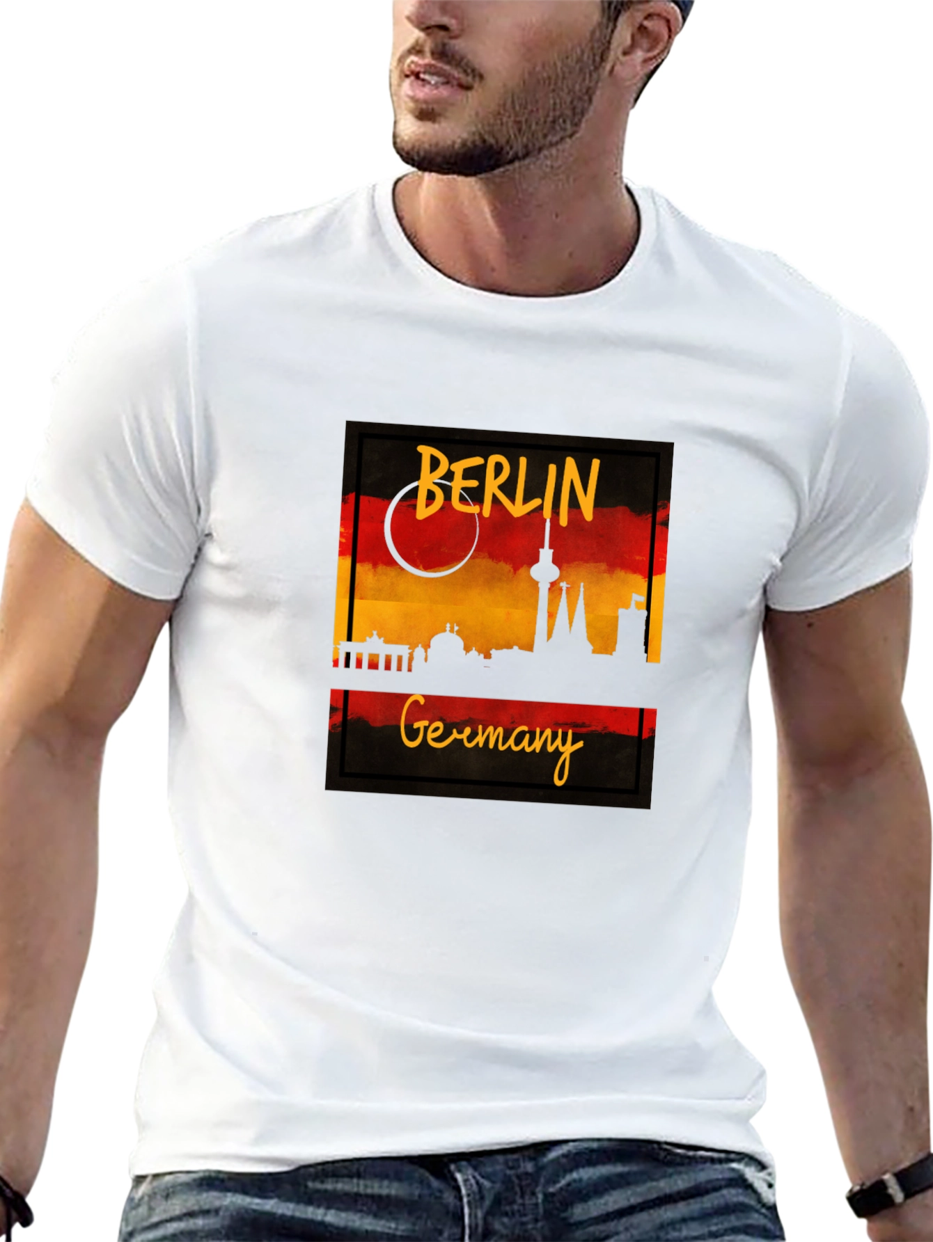 Berlin Germany Silhouette Graphic Tee - Unisex