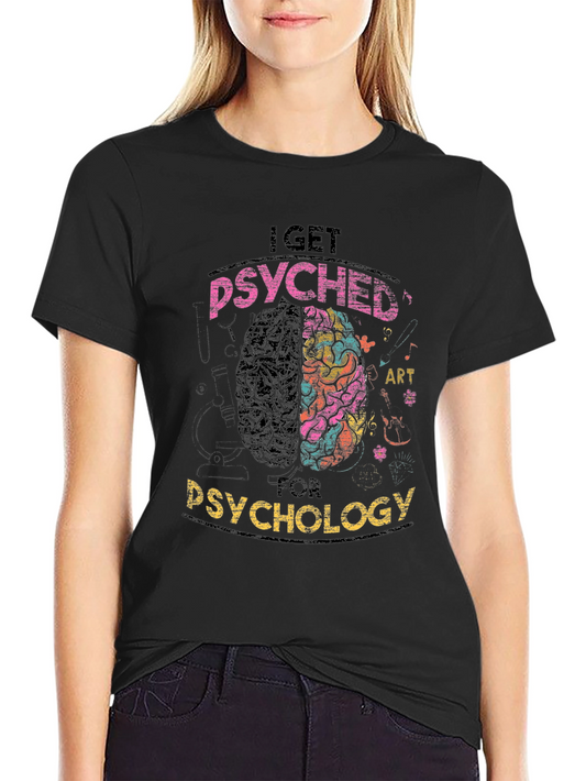 Psyched For Psychology Graphic T-Shirt
