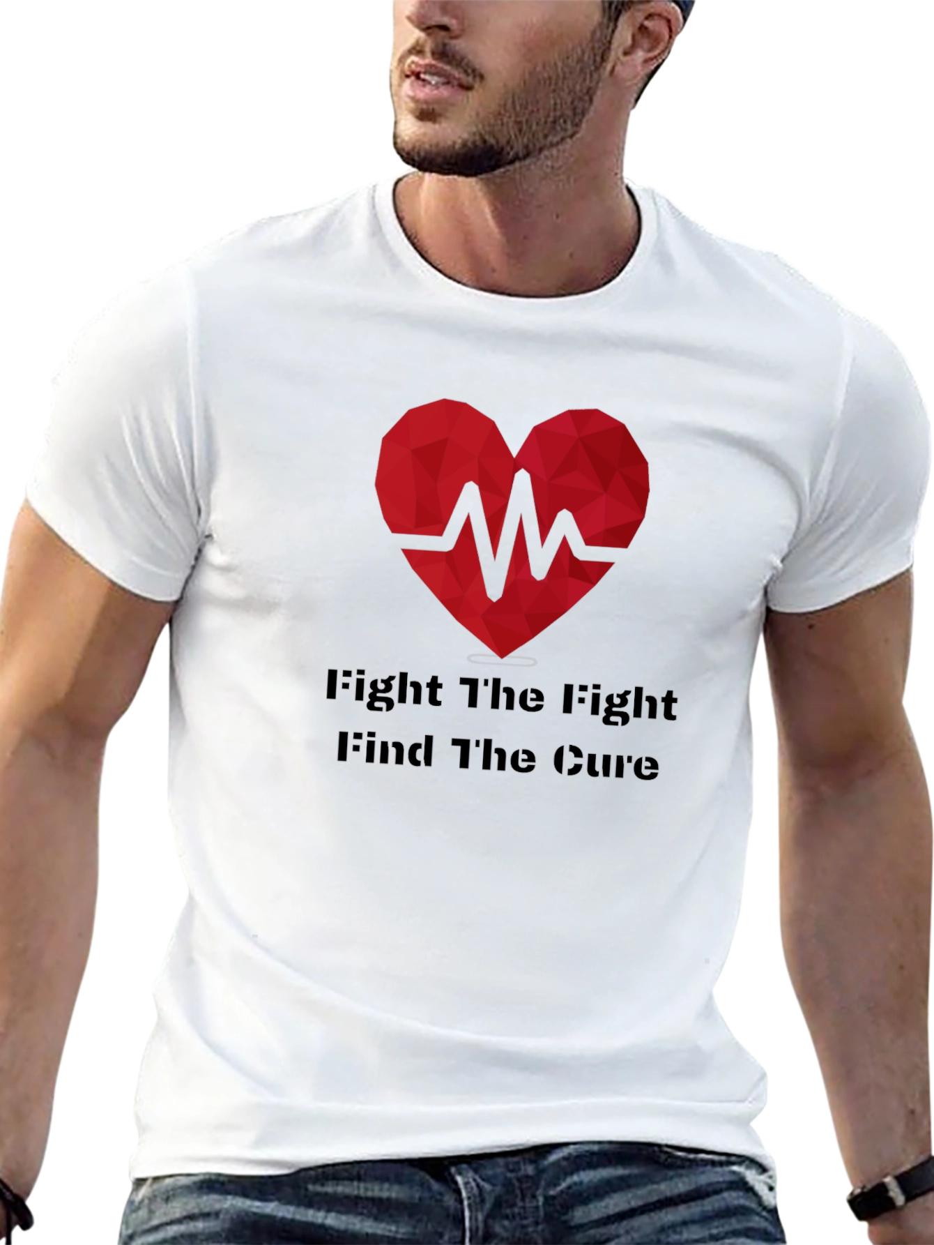 Fight The Fight Find The Cure Graphic T-Shirt