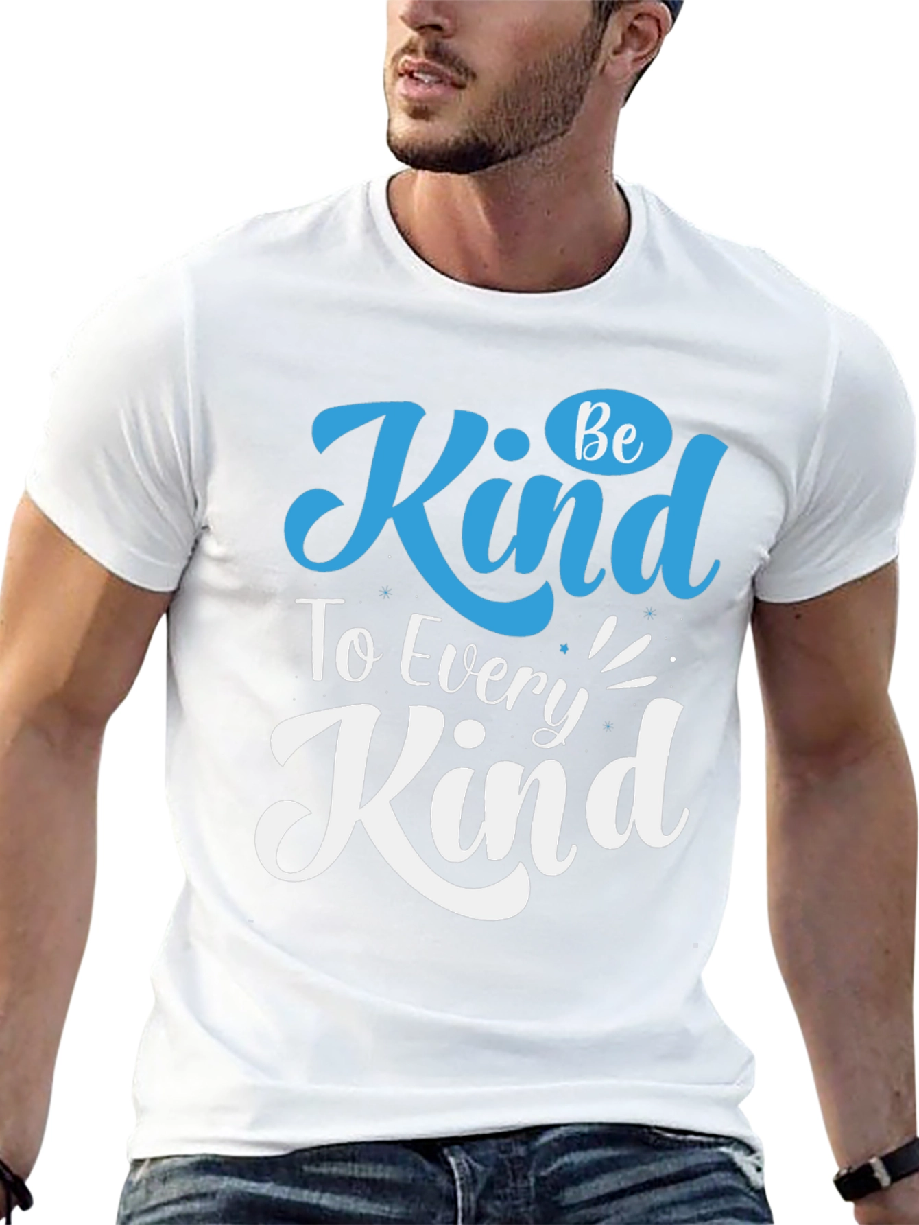 Be Kind T-Shirt - Graphic Print Cotton Tee