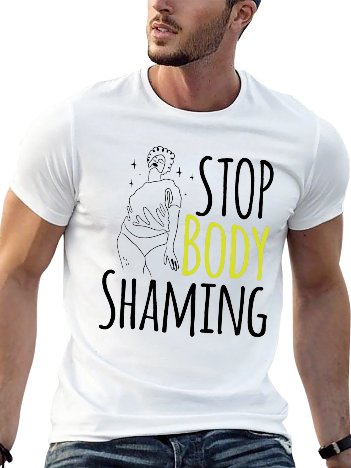 Stop Body Shaming Graphic Tee