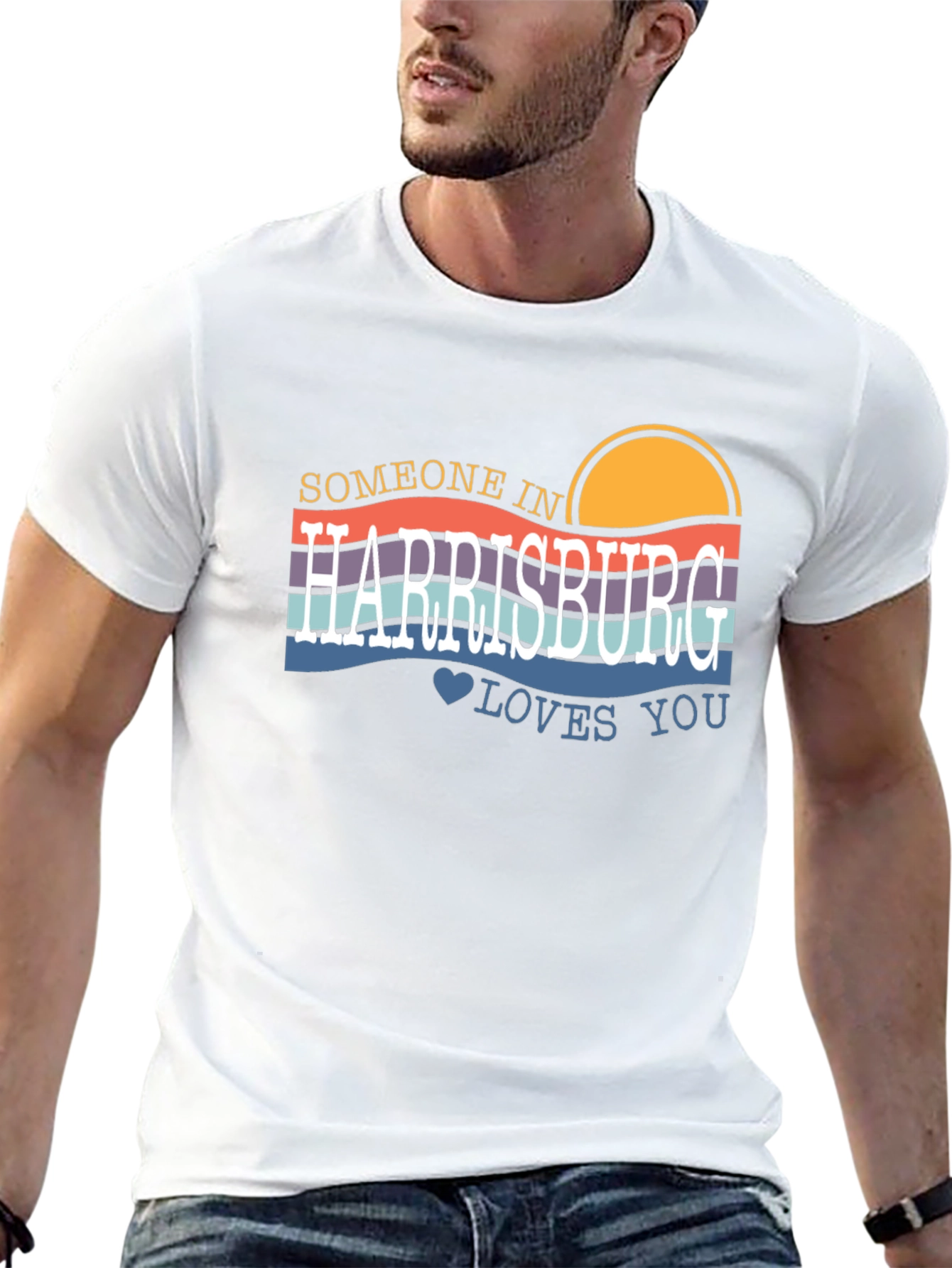Harrisburg Love Graphic Tee - Retro Style