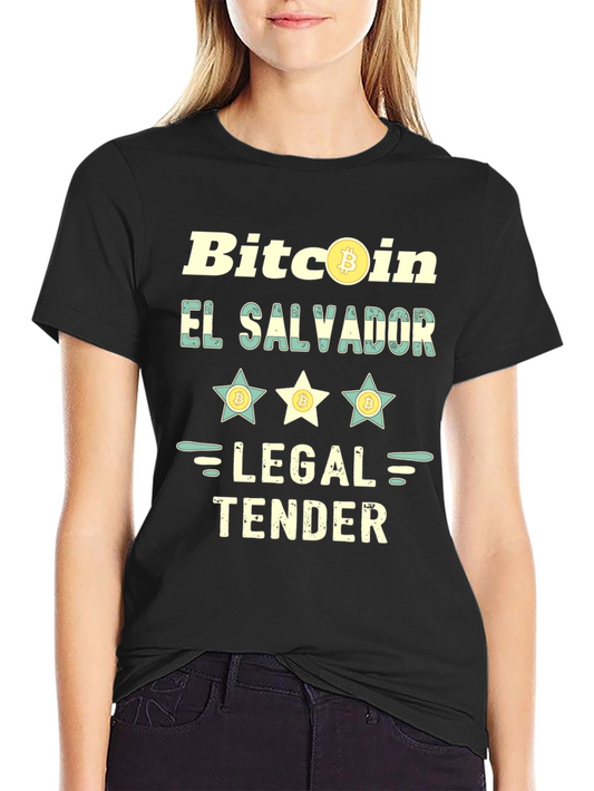 Bitcoin El Salvador Legal Tender T-Shirt