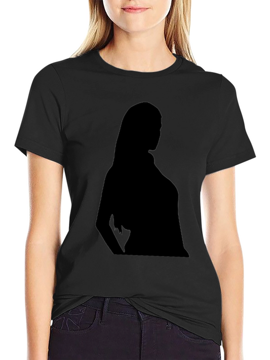 Silhouette Graphic Tee - Classic Black Cotton T-Shirt