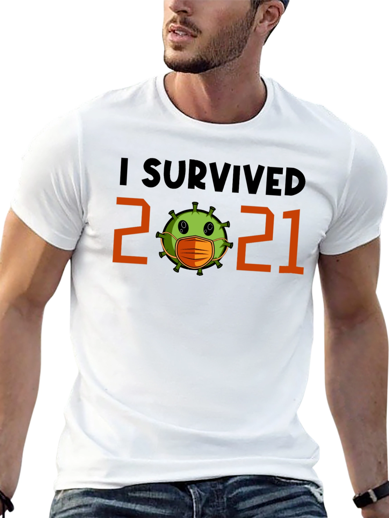 I Survived 2021 Graphic Tee - Pandemic Novelty