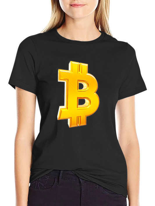 Bitcoin Black T-Shirt - Crypto Currency Style
