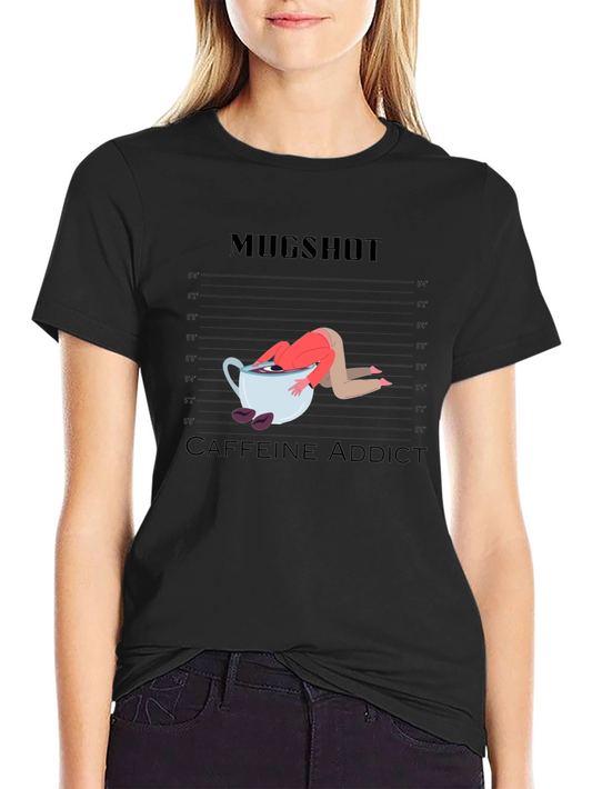Mugshot Caffeine Addict Graphic T-Shirt