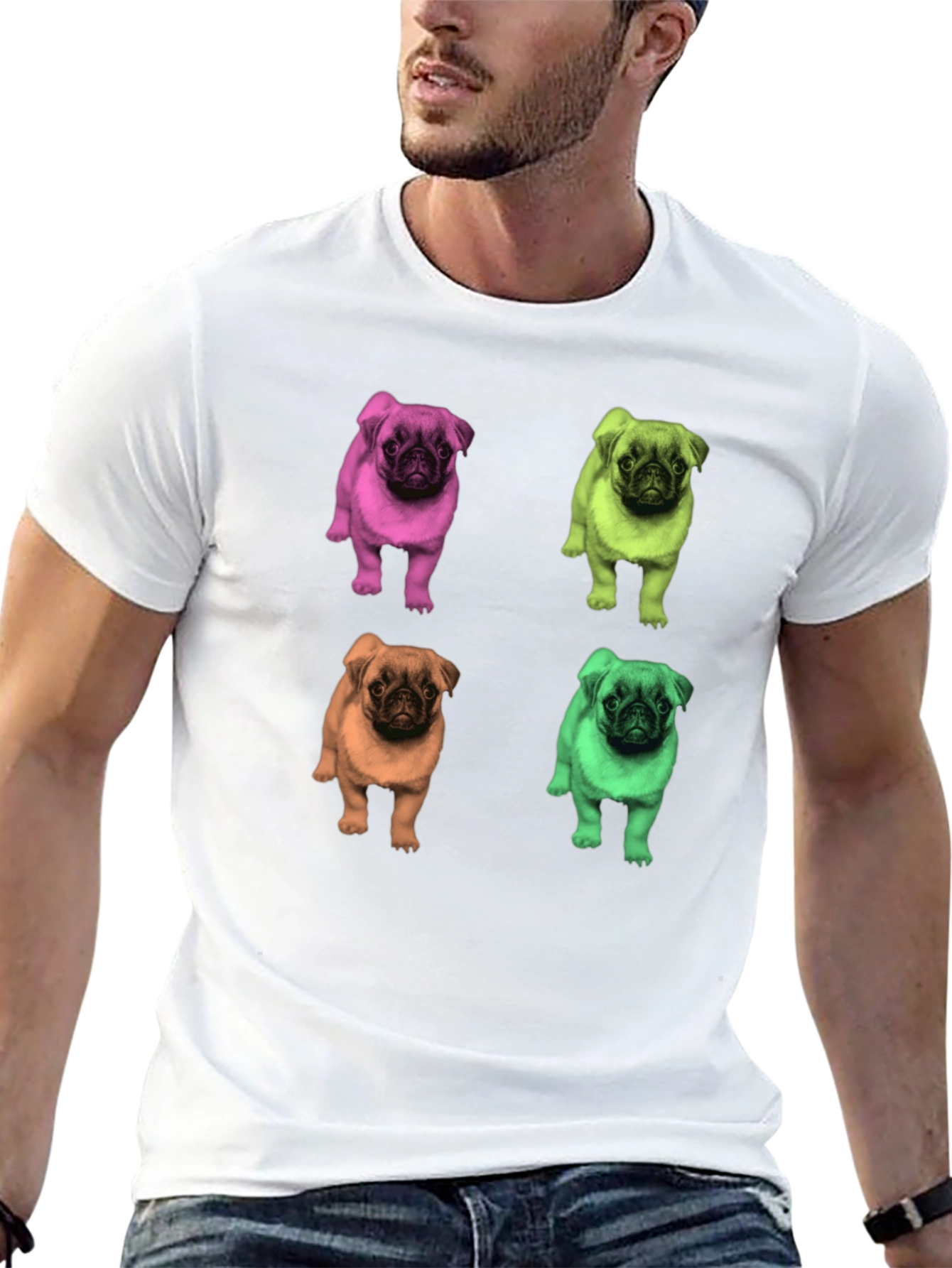Pop Art Pug T-Shirt