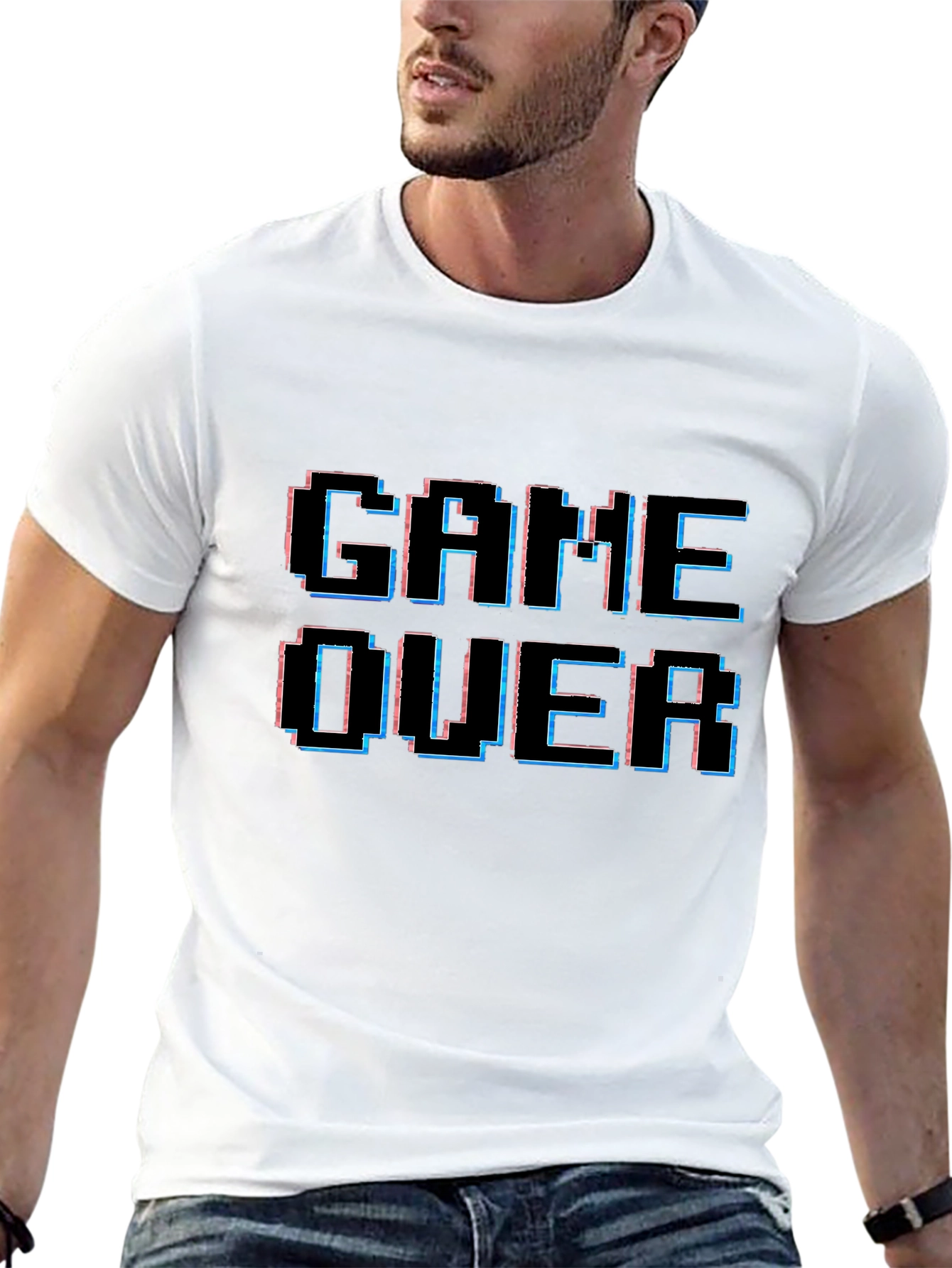 Game Over Pixelated T-Shirt - Gamer Style
