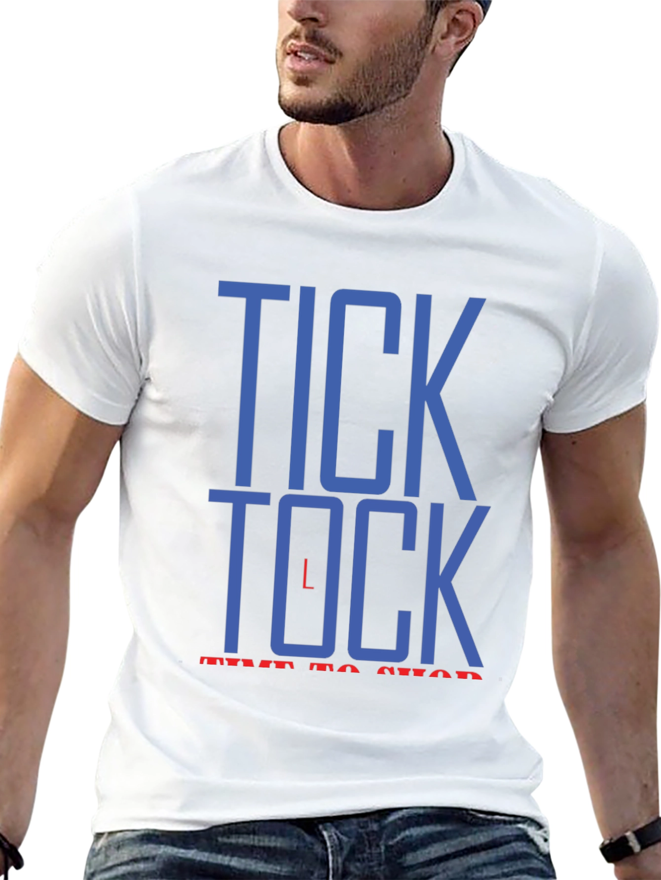 Tick Tock Time to Shop Graphic T-Shirt