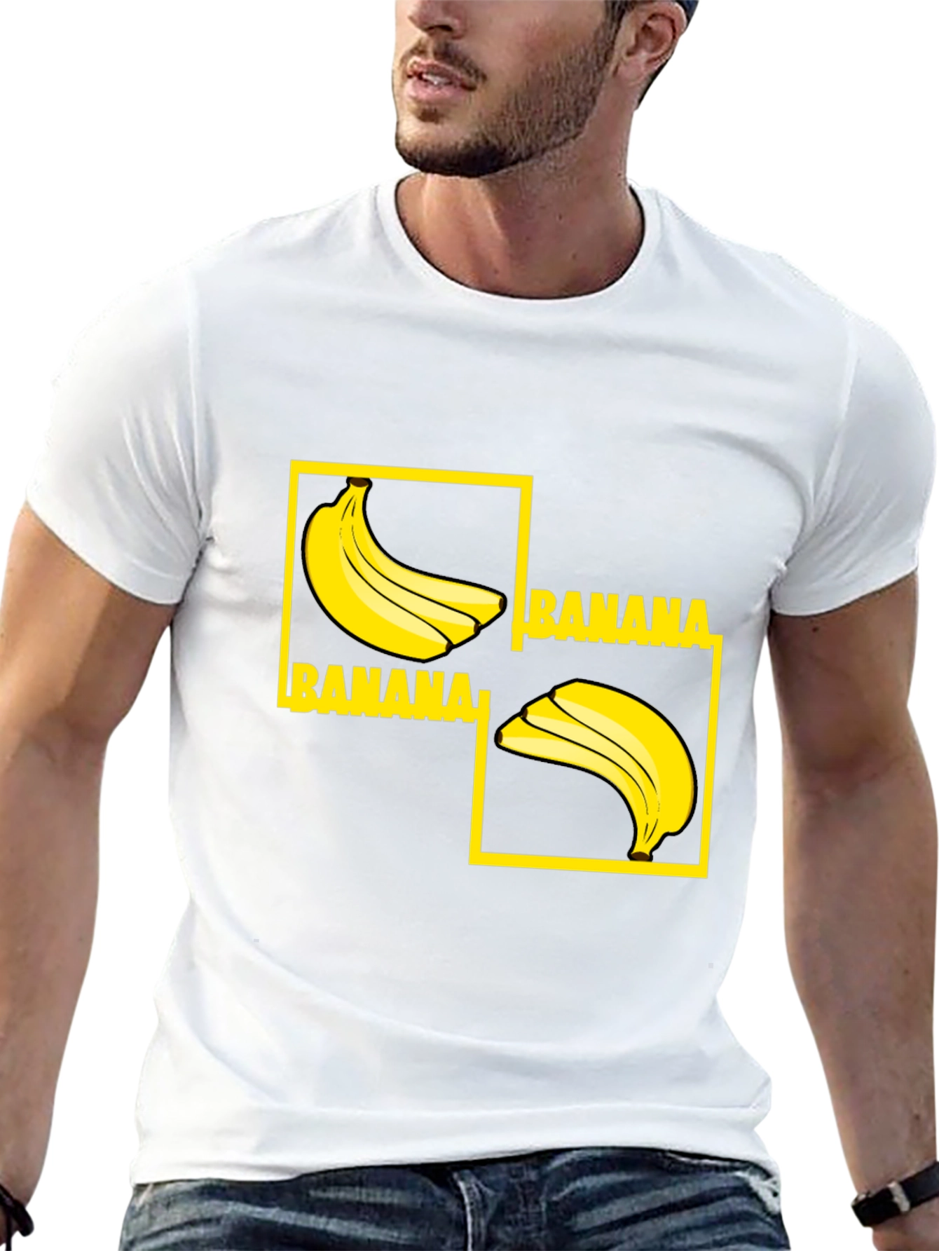 Banana Graphic Tee - Quirky & Fun Black T-Shirt