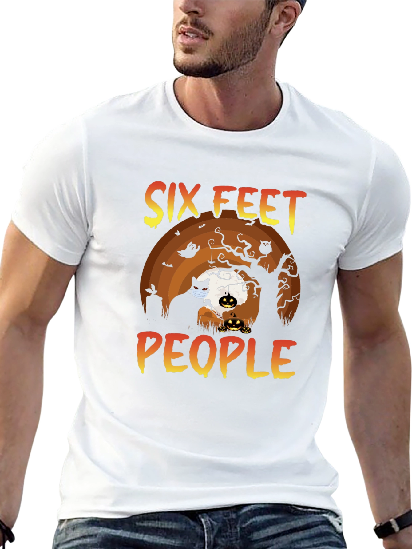 Six Feet People Halloween T-Shirt