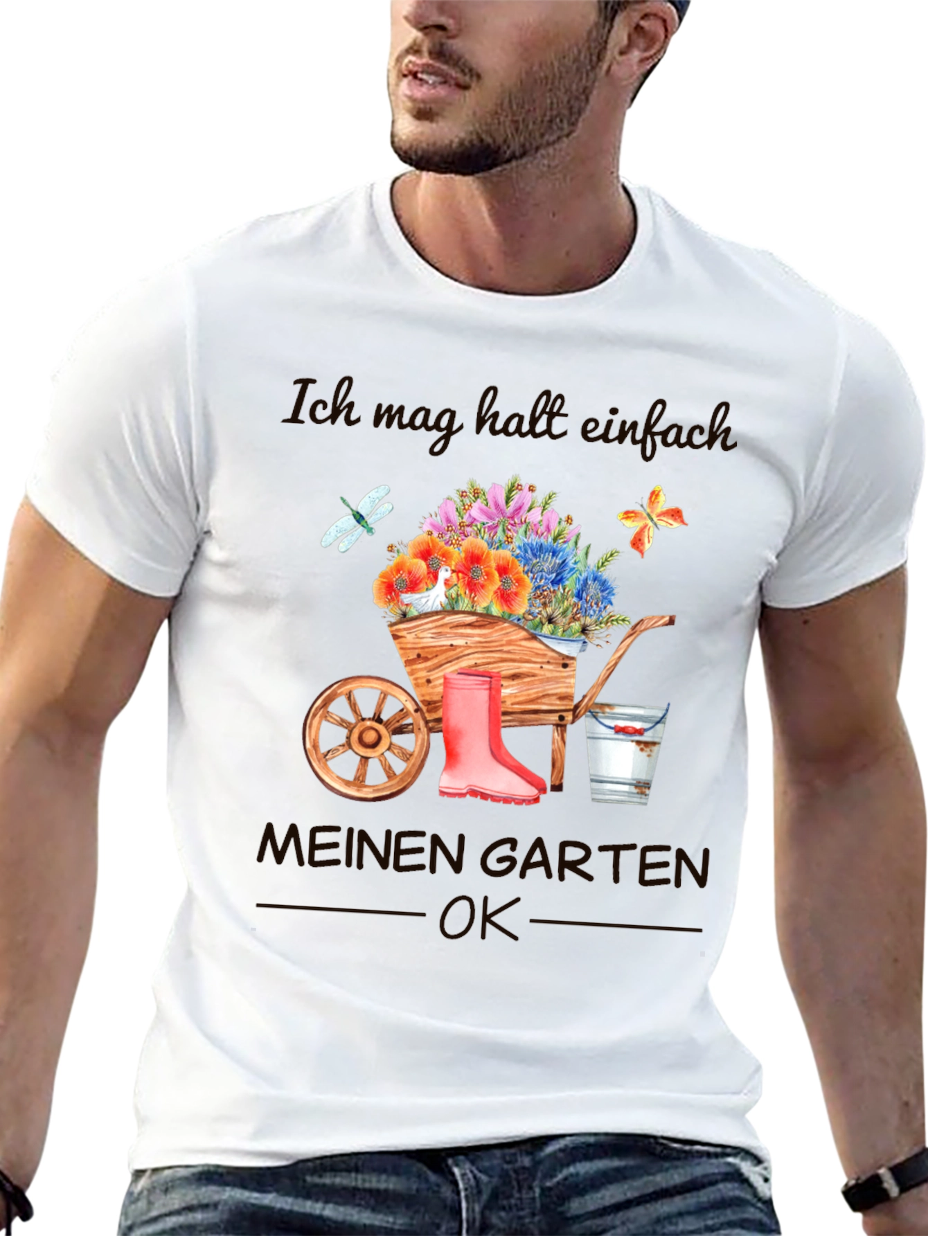 Gardener T-Shirt Floral Design