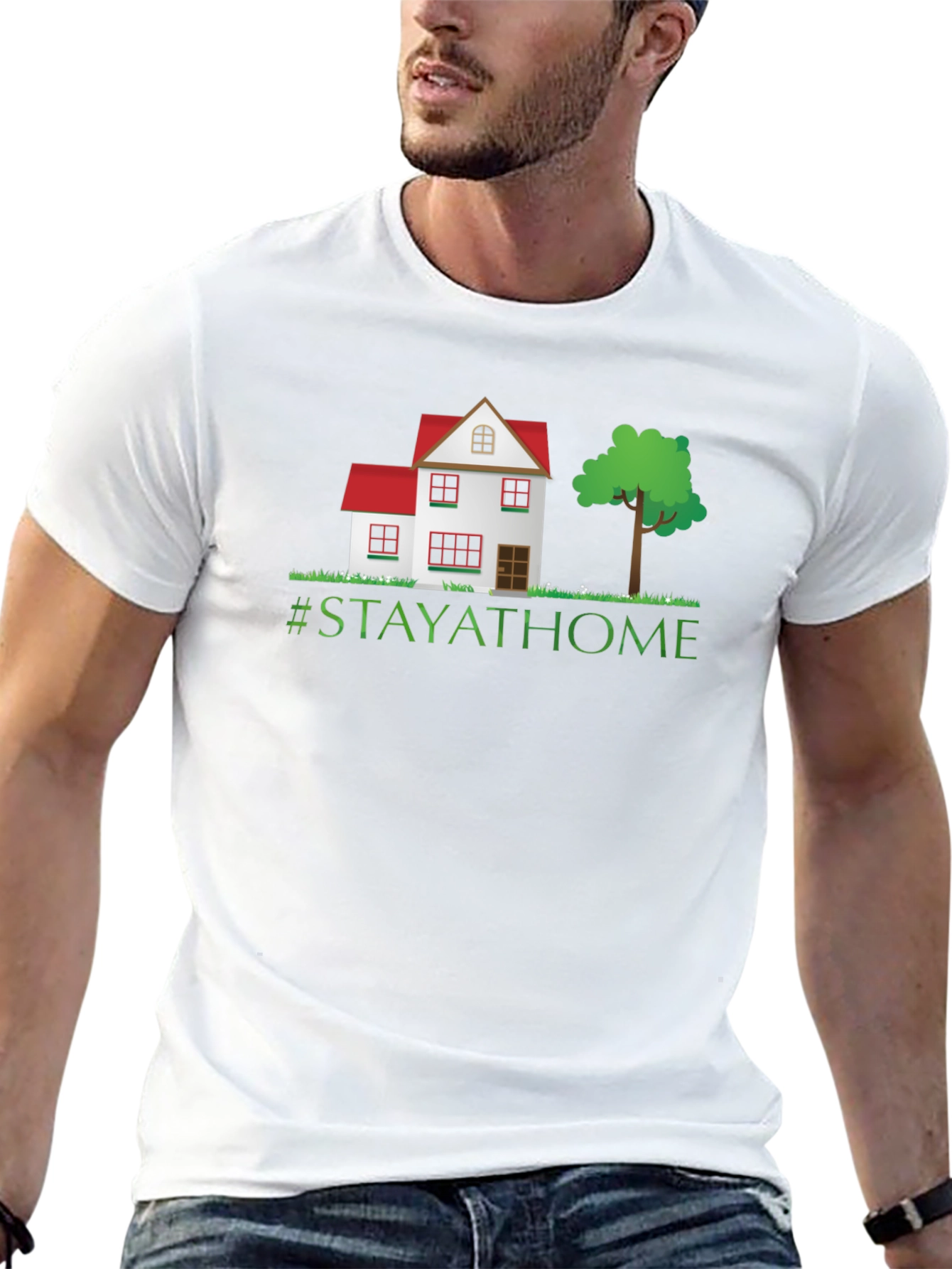 Stay at Home Graphic T-Shirt