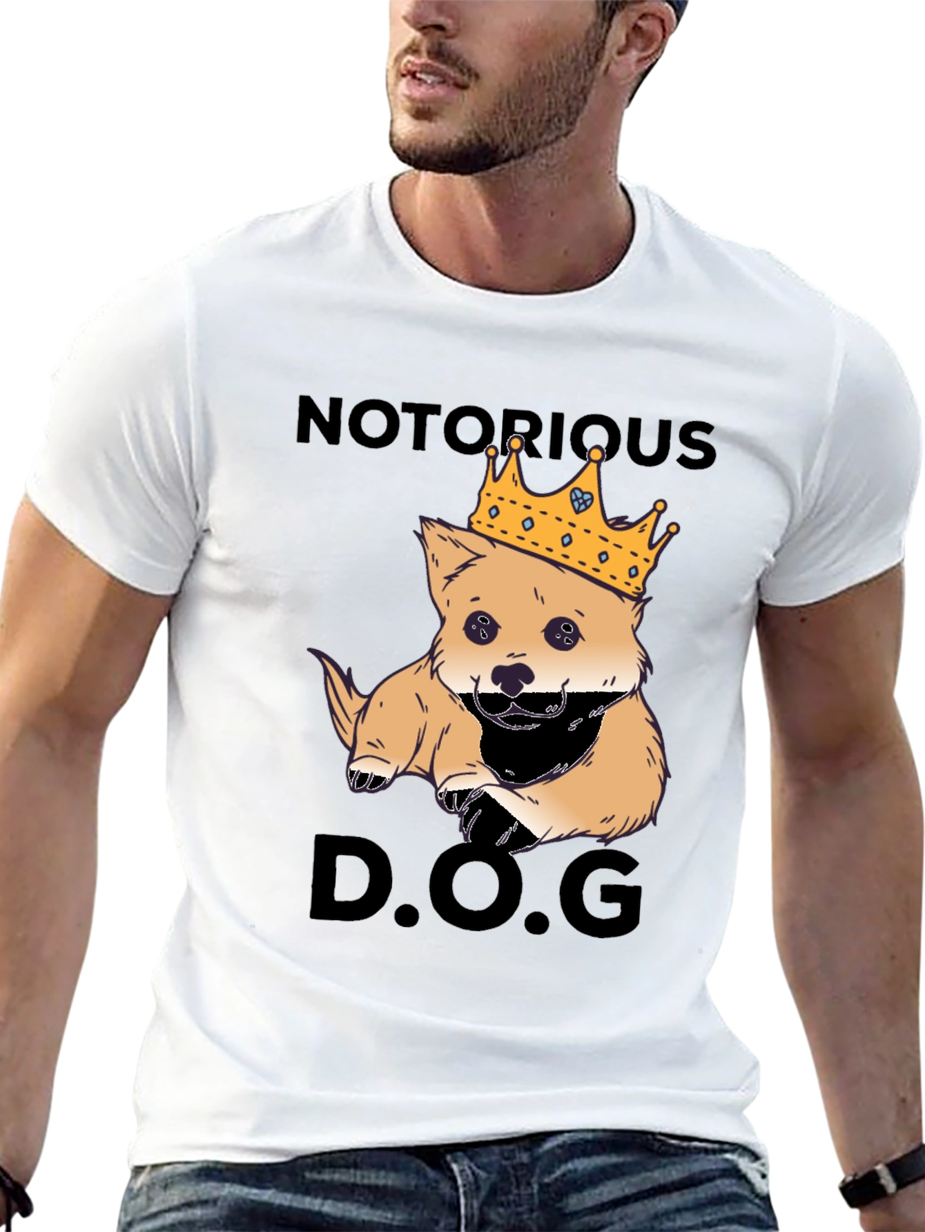 Notorious D.O.G. T-Shirt Dog King Graphic Tee