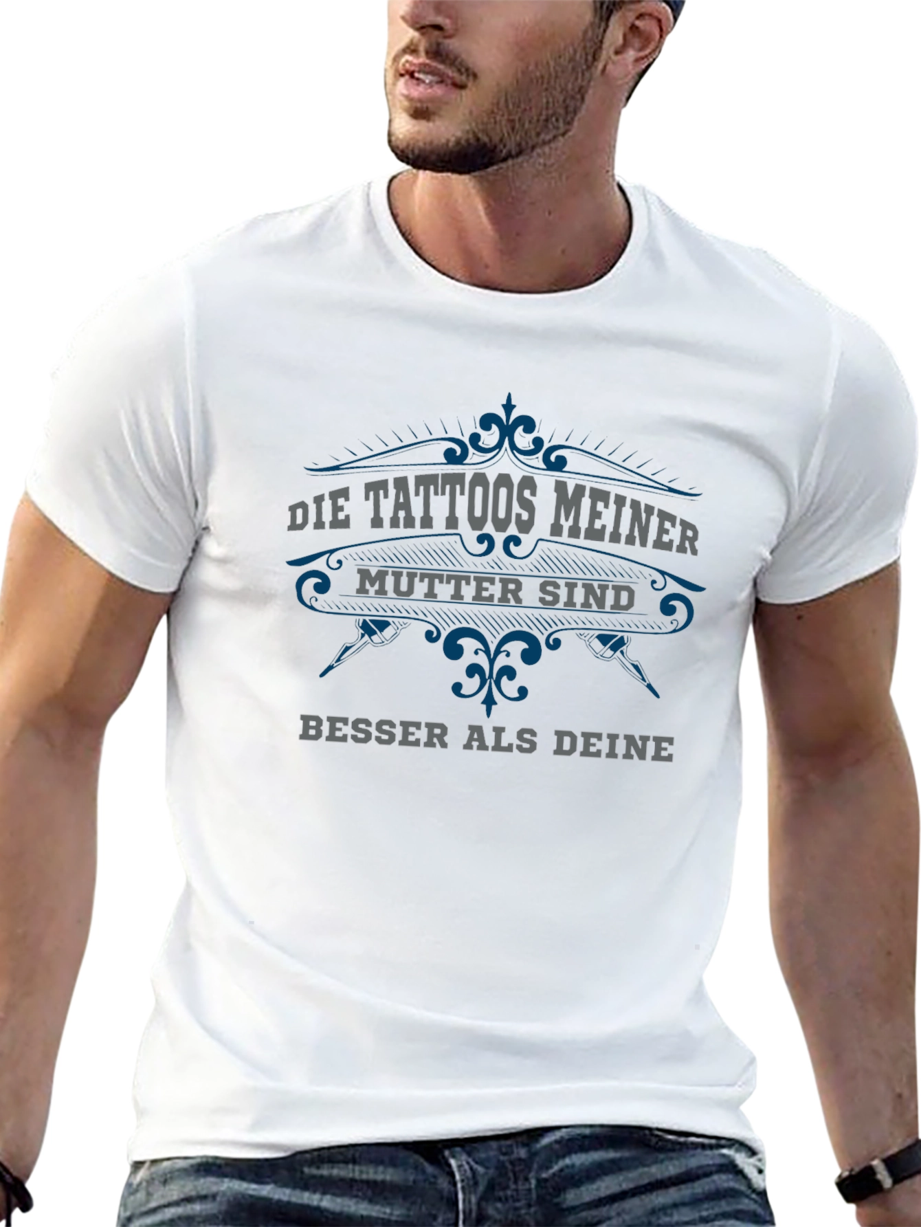 Tattooed Mom Black Graphic Tee