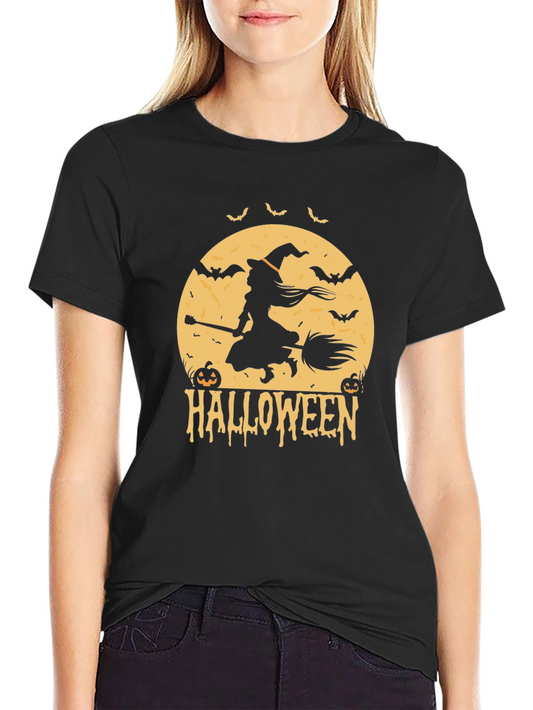 Halloween Witch T-Shirt - Spooky Season Tee