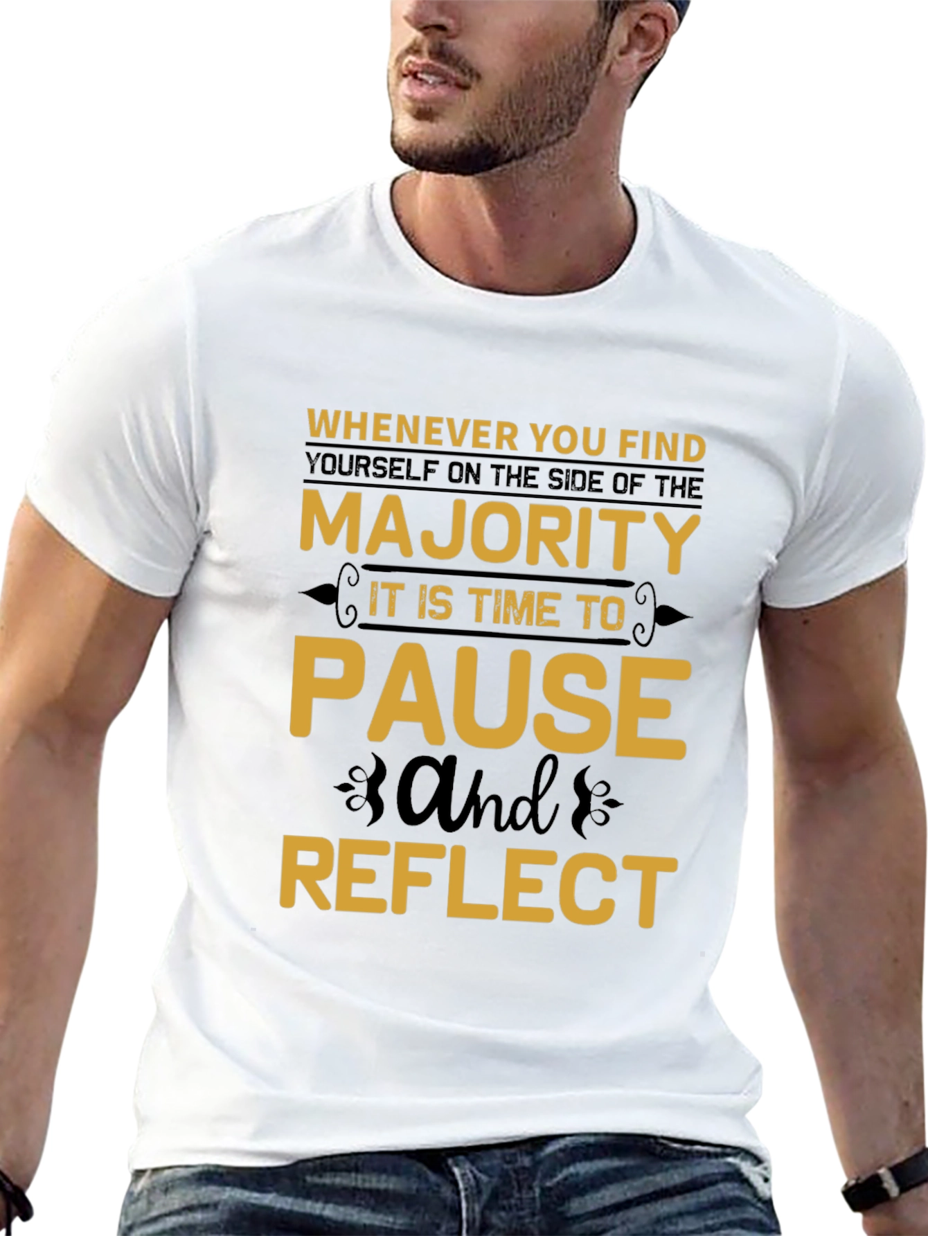 Majority Pause Reflect T-Shirt