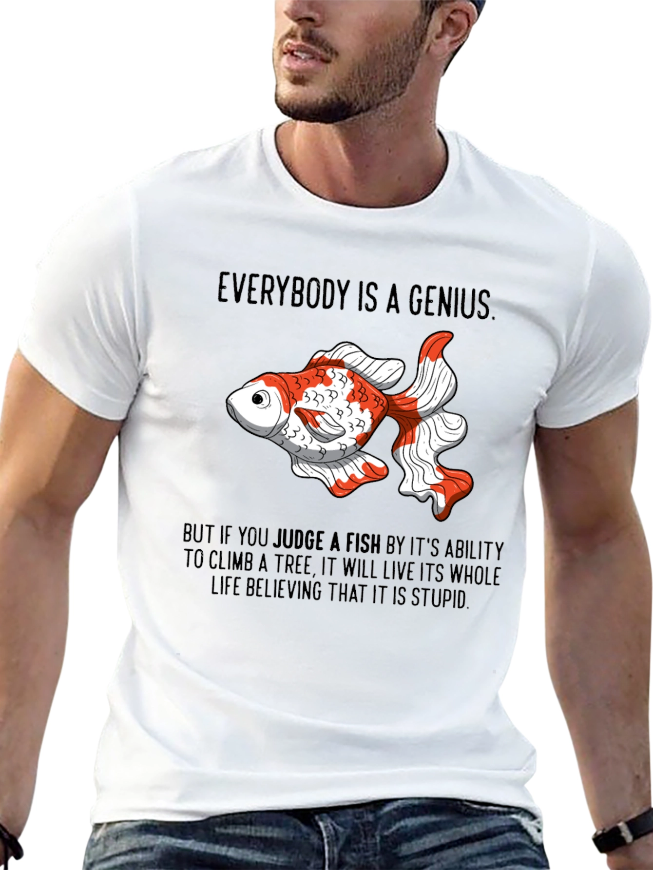 Everybody is a Genius Fish T-Shirt