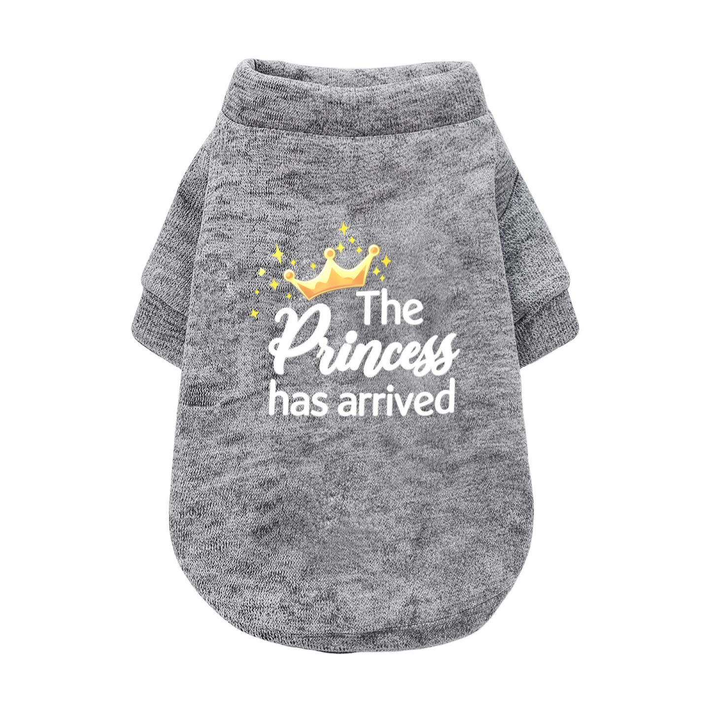 The Princess Has Arrived Cozy Dog Sweater ¨C Royal Cute Pet Outfit