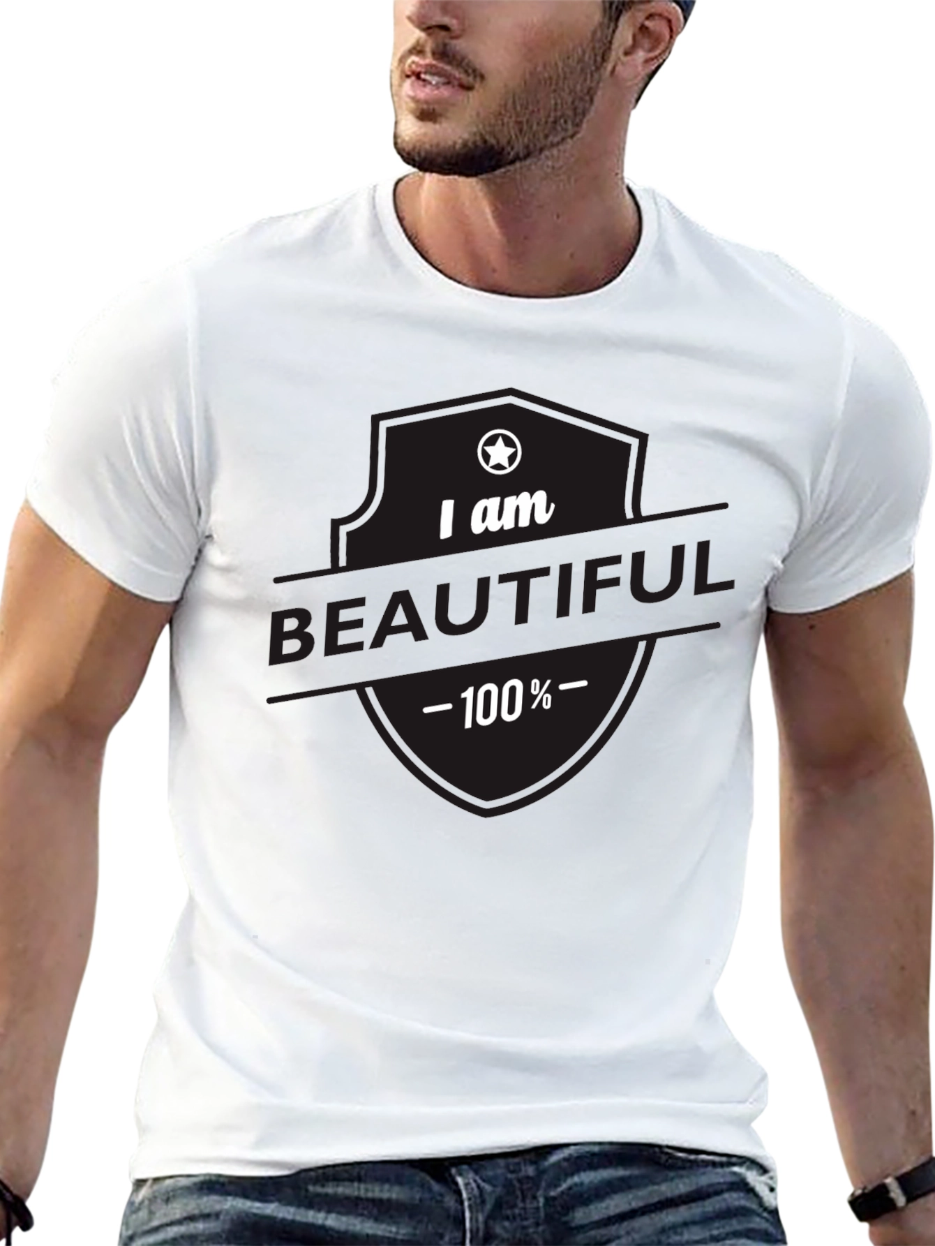I am Beautiful T-Shirt - 100% Authentic Confidence