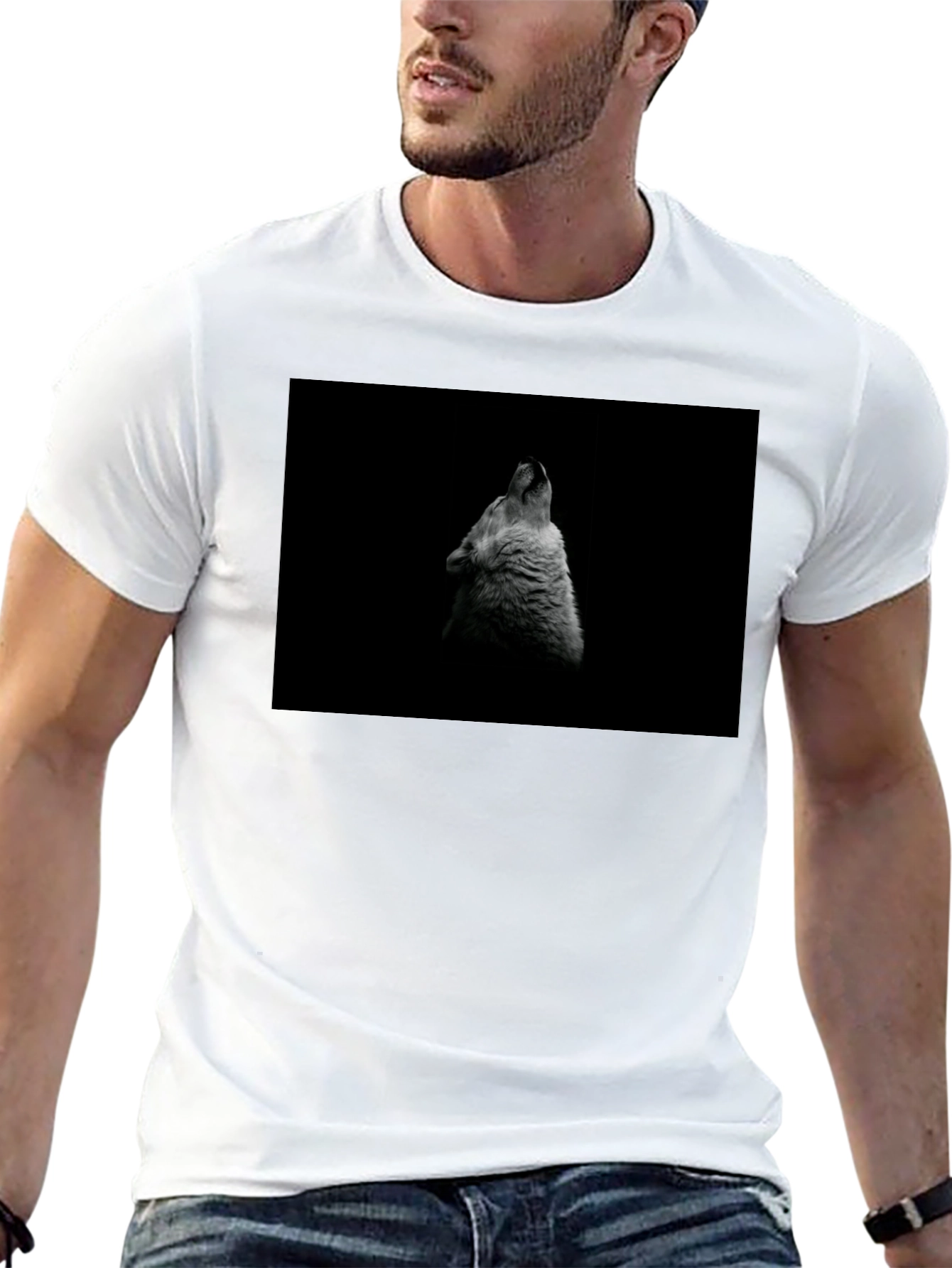 Wolf Howl Graphic T-Shirt