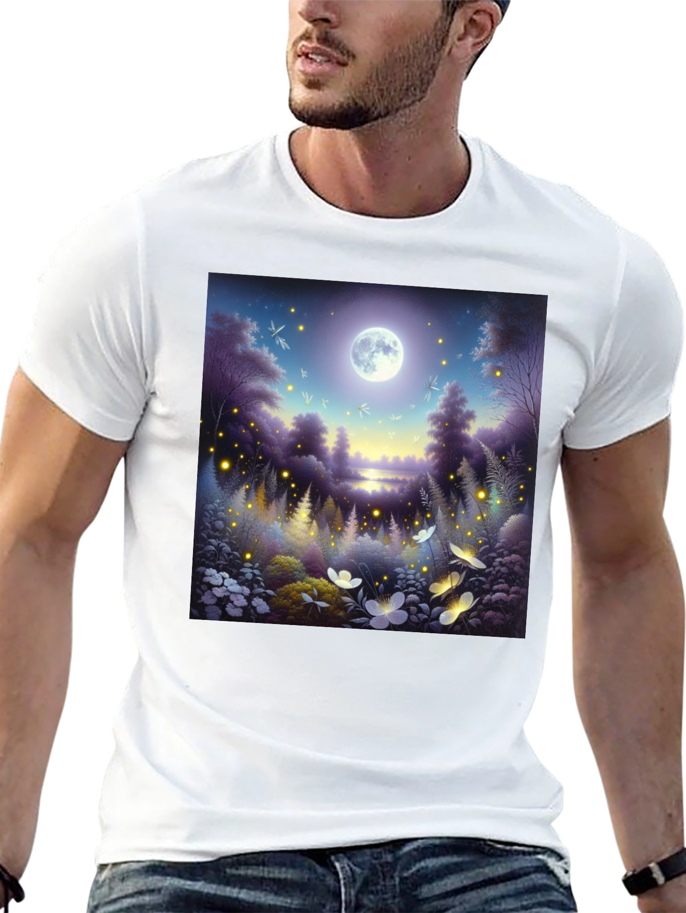Enchanted Forest Moon T-Shirt