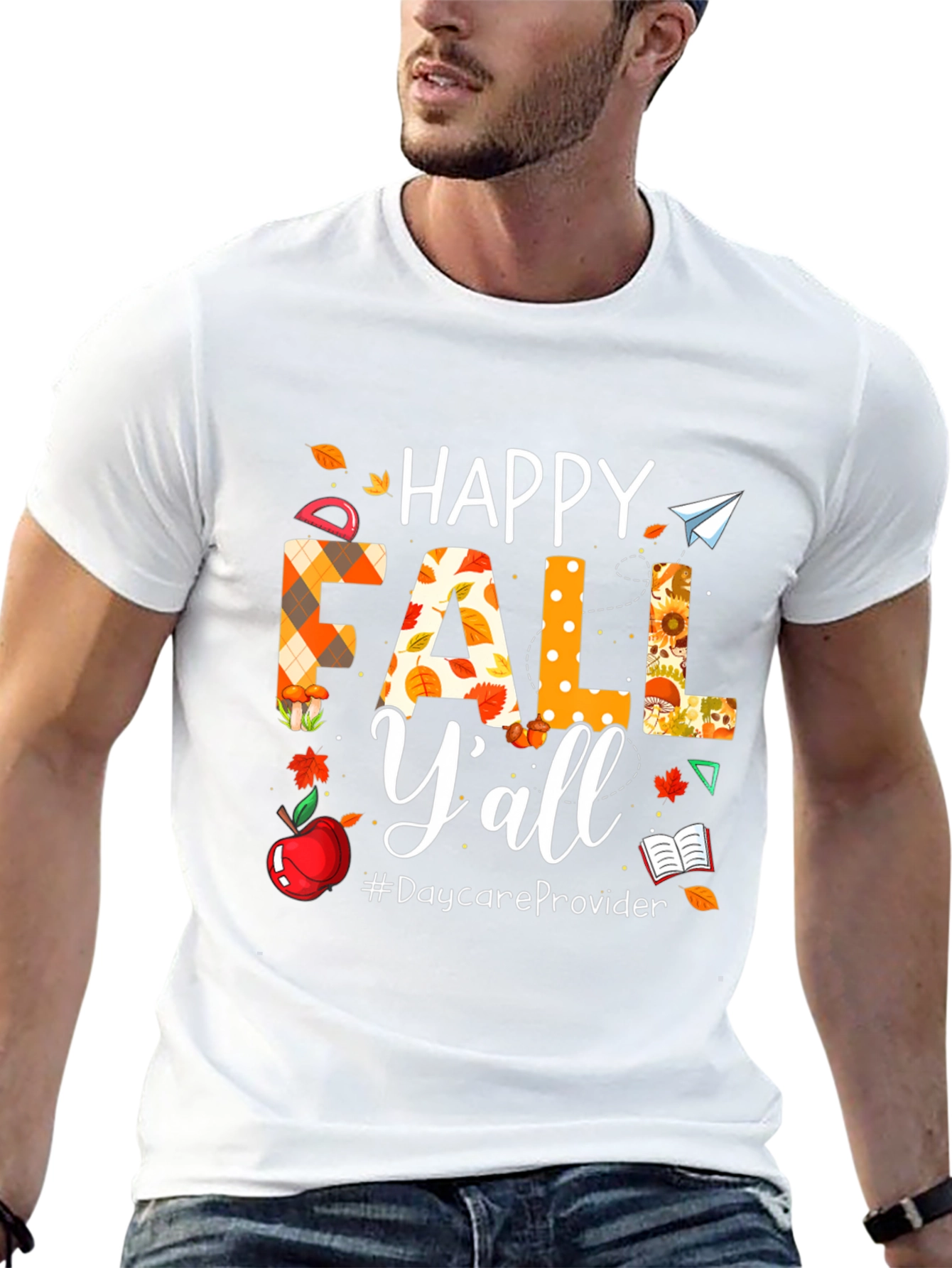 Happy Fall Yall Daycare Provider T-Shirt