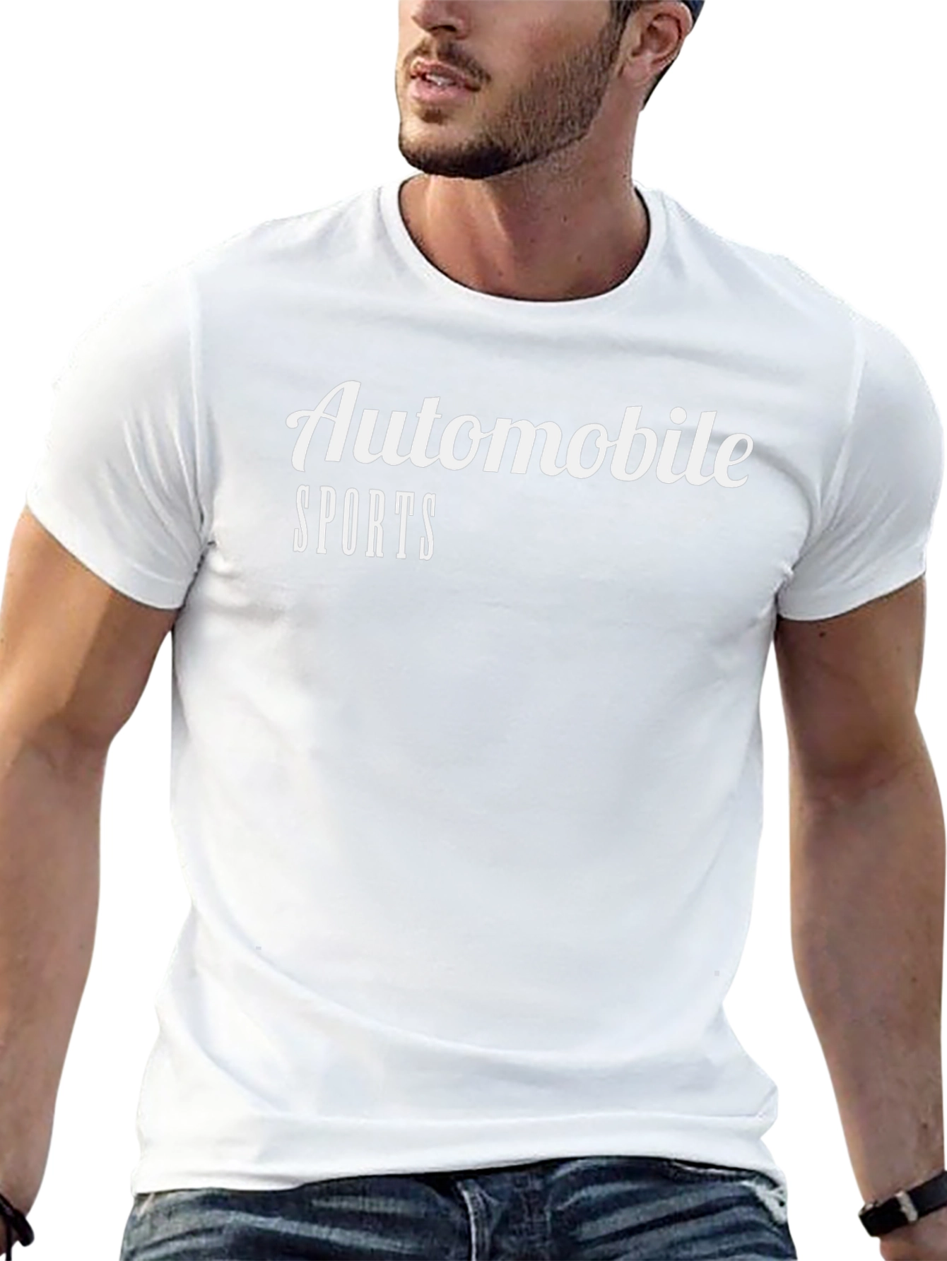 Automobile Sports Black T-Shirt