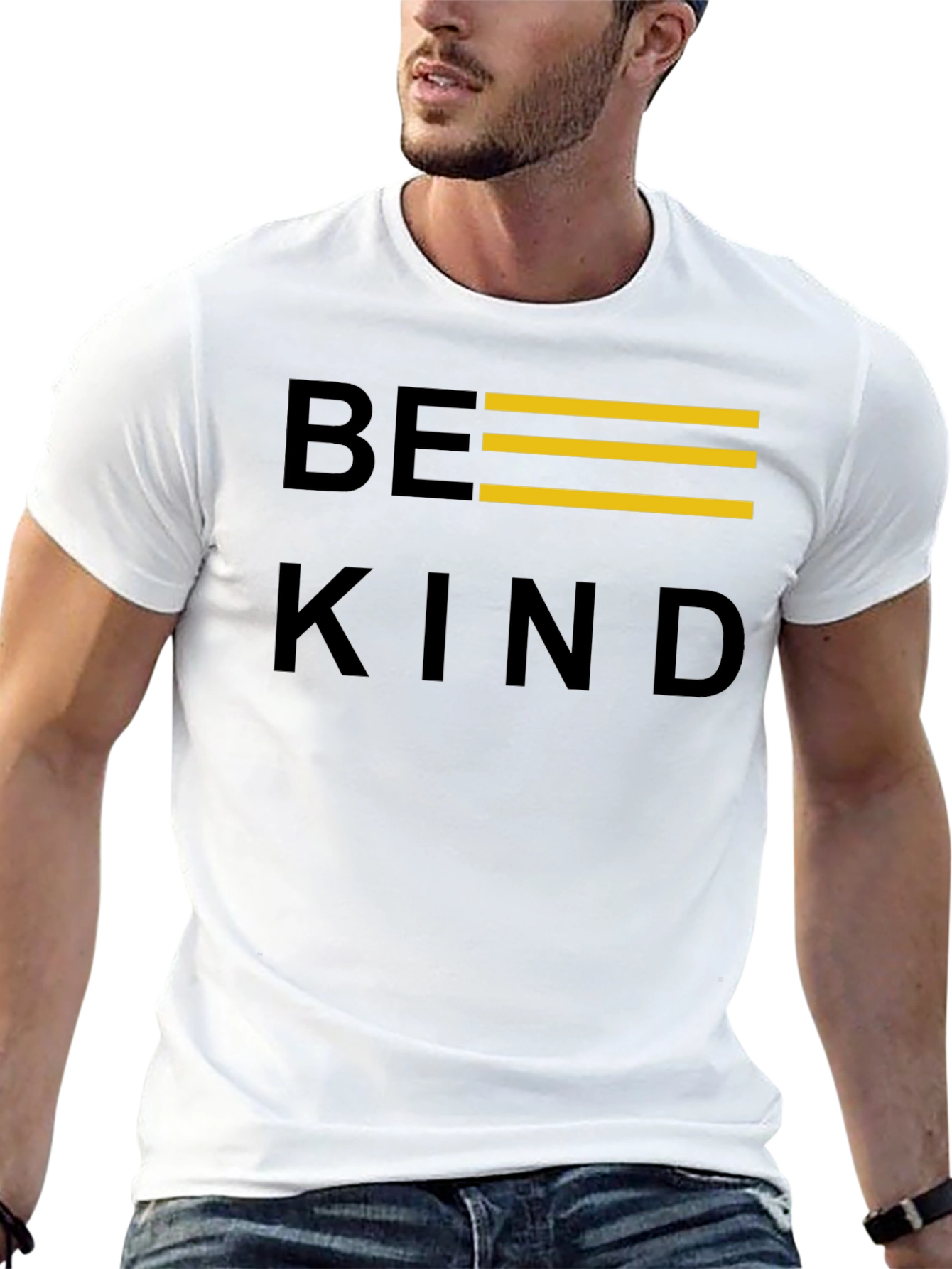 Be Kind Graphic Tee - Black Casual T-Shirt
