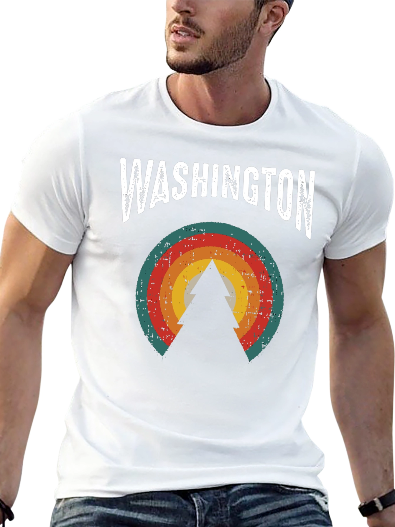 Washington Retro Tree Graphic Tee