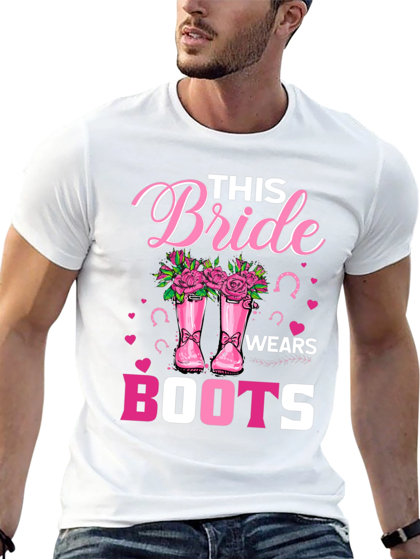 Bride Wears Boots T-Shirt