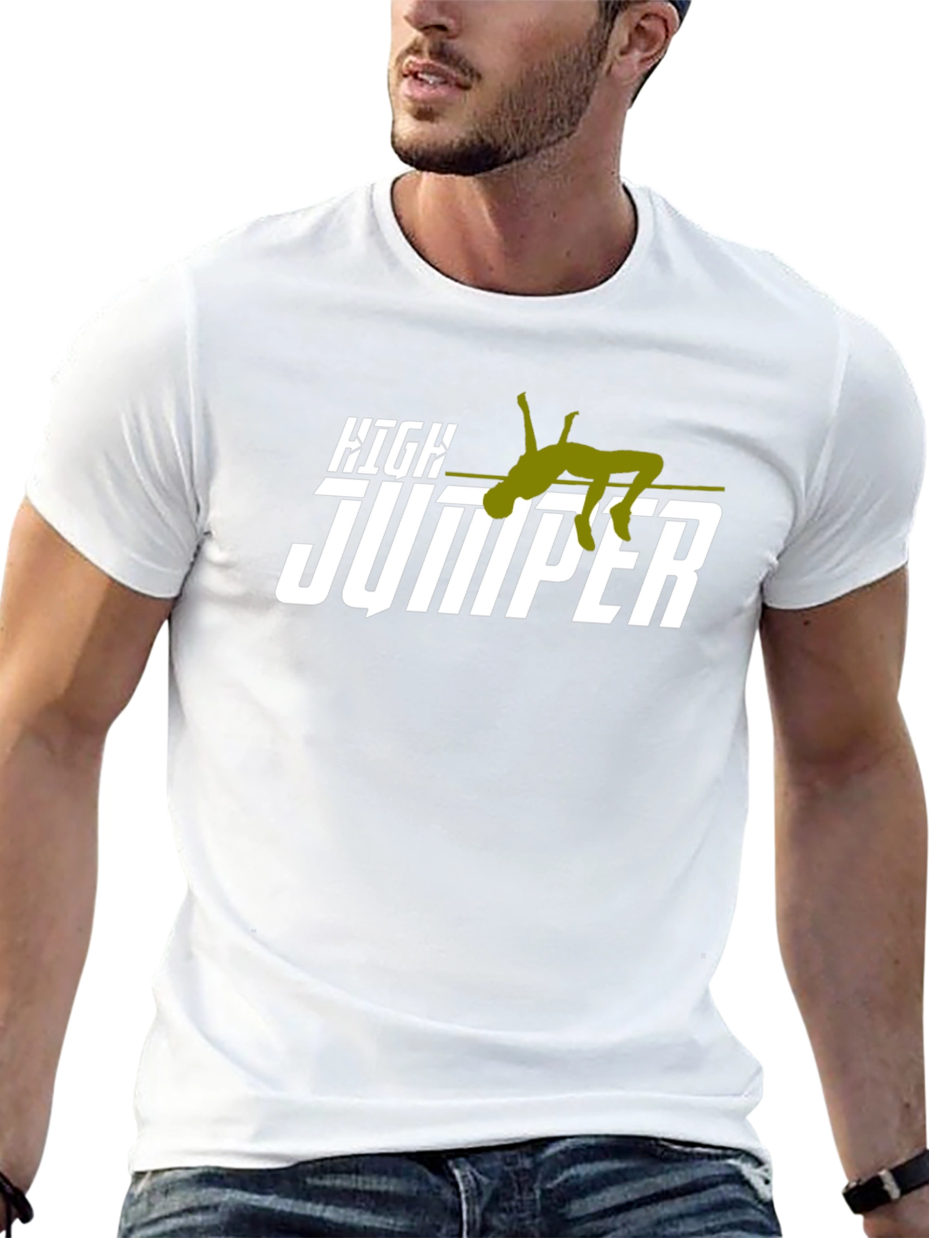 High Jumper Graphic Tee - Athletic Style