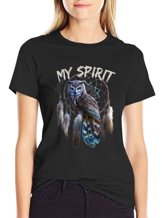 My Spirit Owl Dreamcatcher Graphic Tee