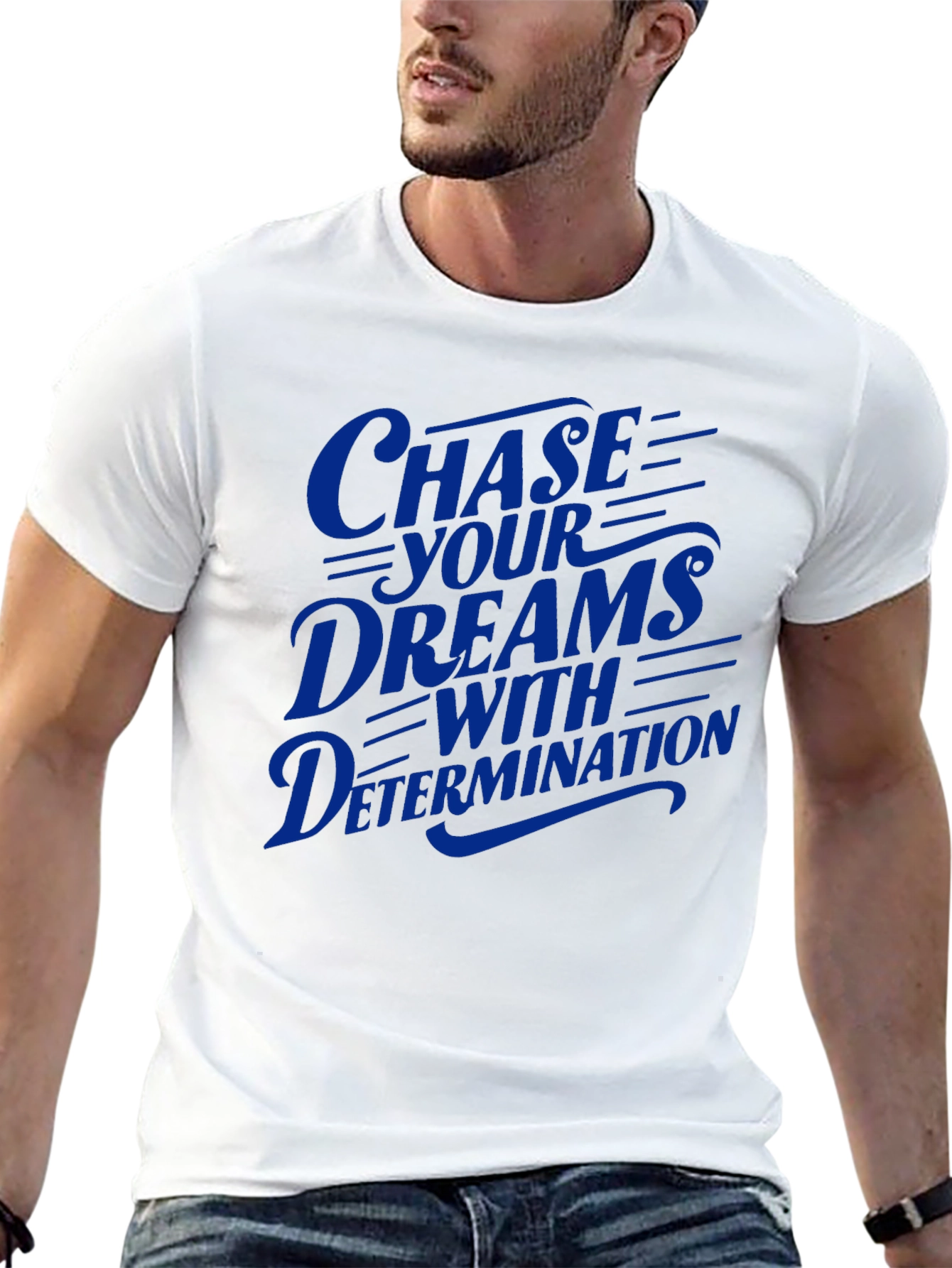 Chase Your Dreams Graphic T-Shirt - Motivational Tee