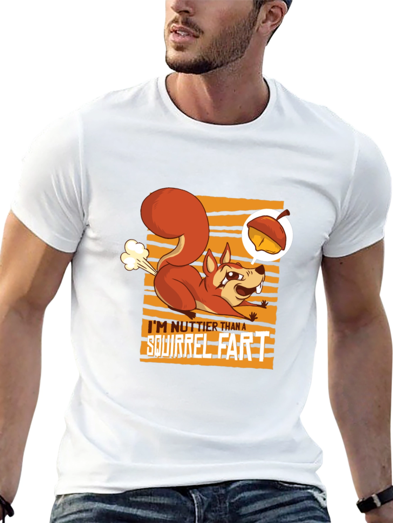 Squirrel Fart T-Shirt - Funny Animal Humor Tee