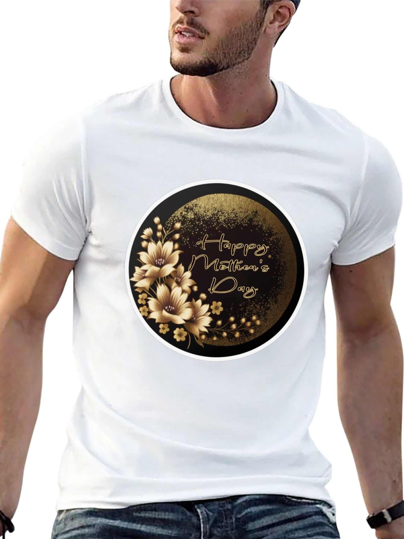 Happy Mothers Day Floral T-Shirt