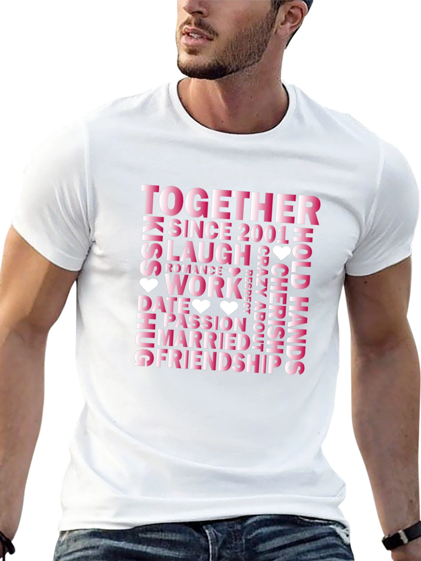 Together Since 2001 Relationship Goals T-Shirt