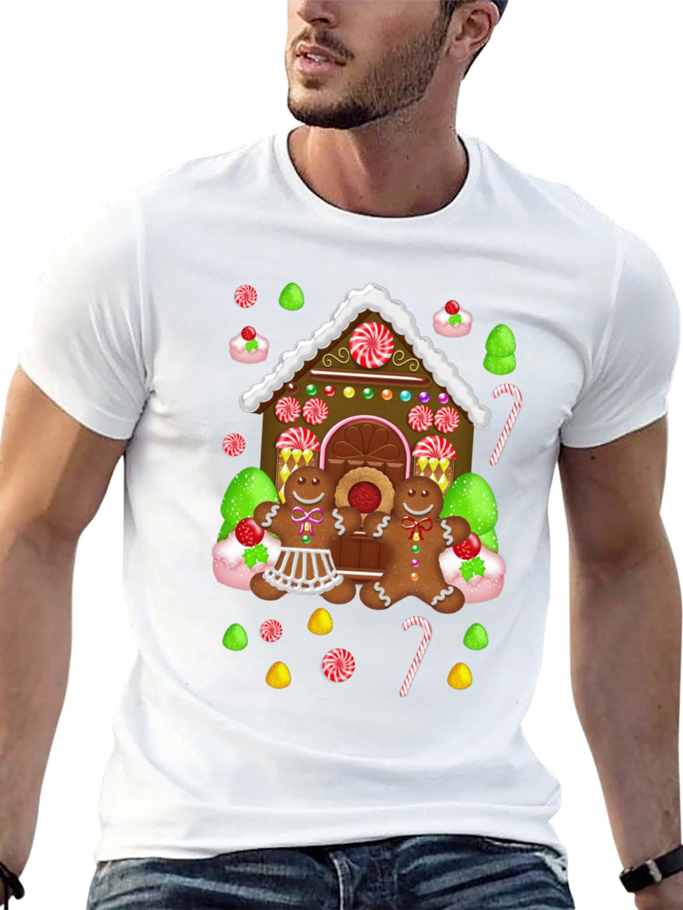 Gingerbread House Graphic Tee