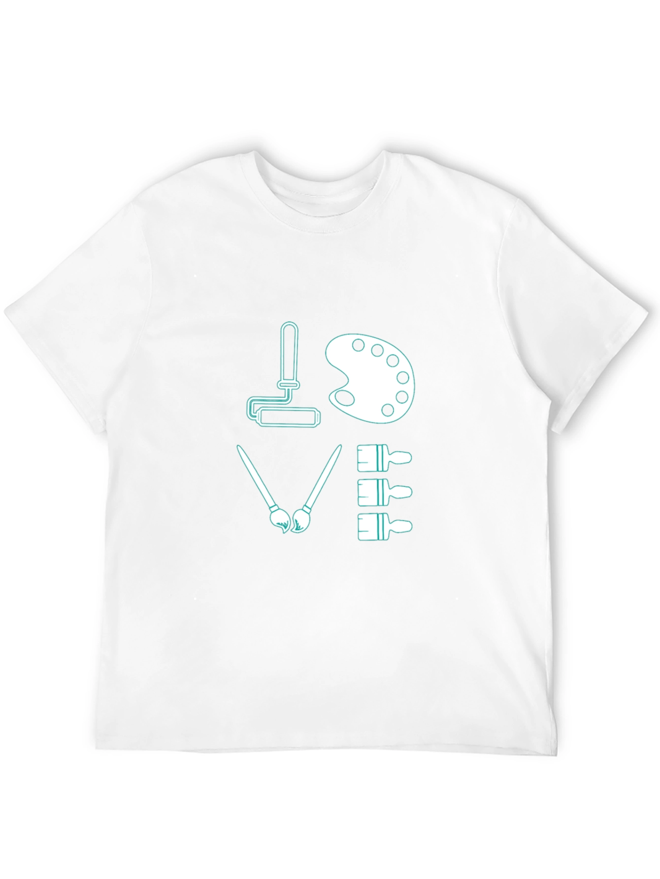 Painters Love T-Shirt - Artistic Design