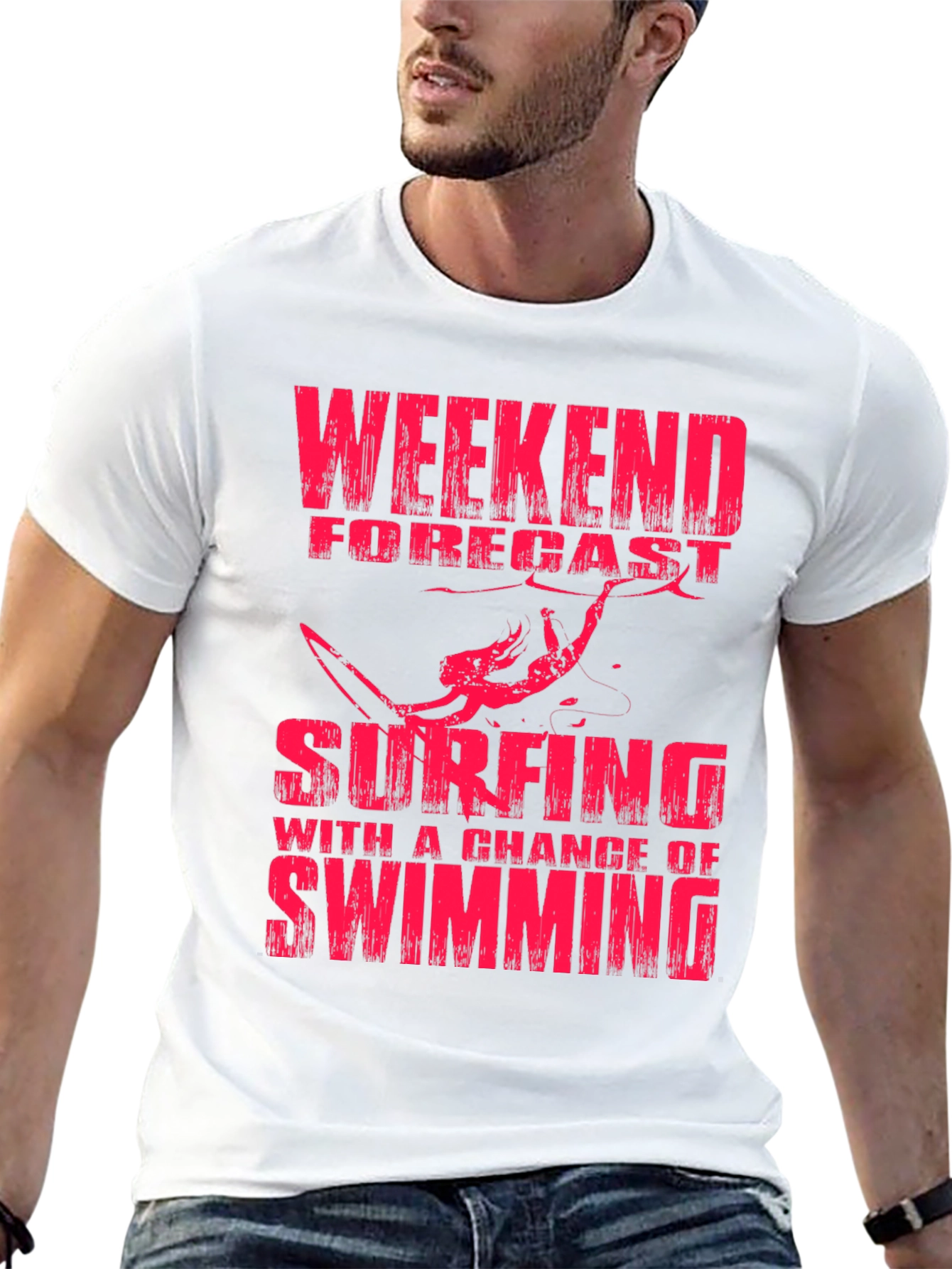 Weekend Forecast Surfing T-Shirt